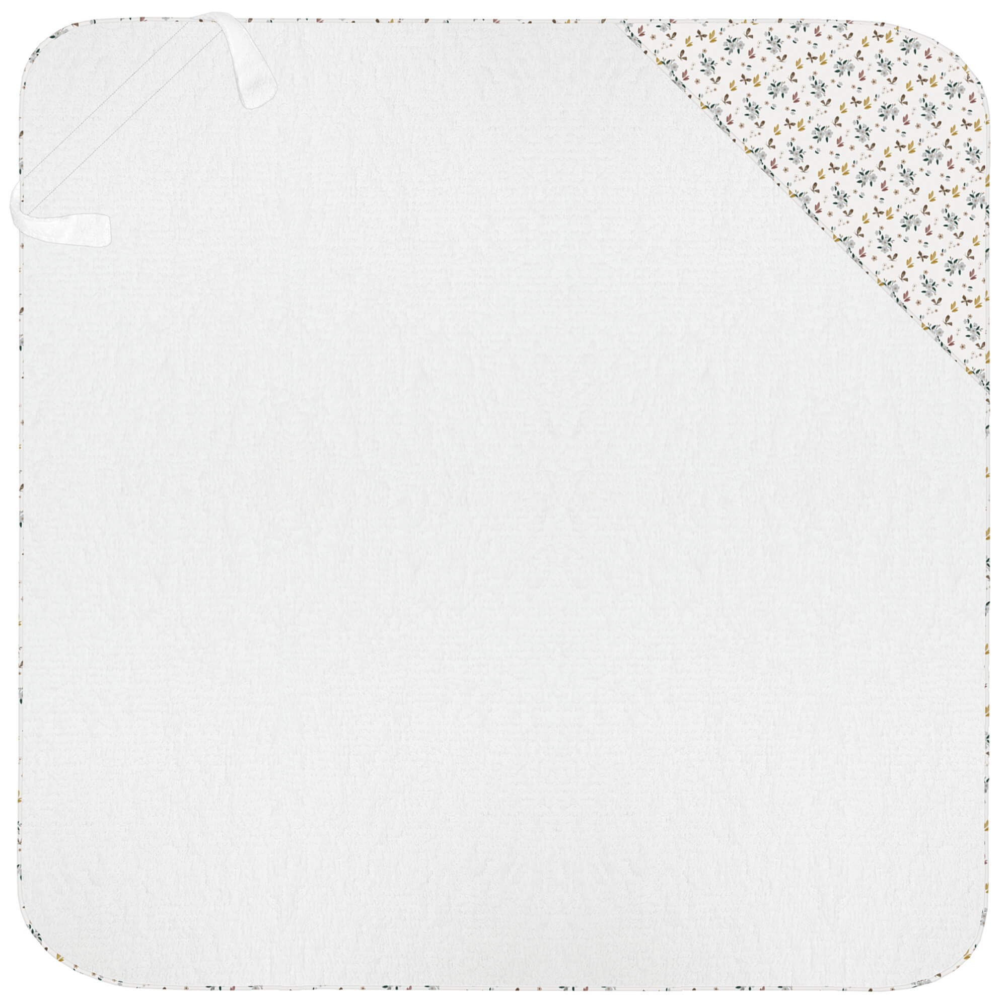 Capa de Baño Grande Gala y Zoe Capa de Baño Grande en tejido rizo de algodón con el borde y capucha en villela estampada colección Gala y Zoe