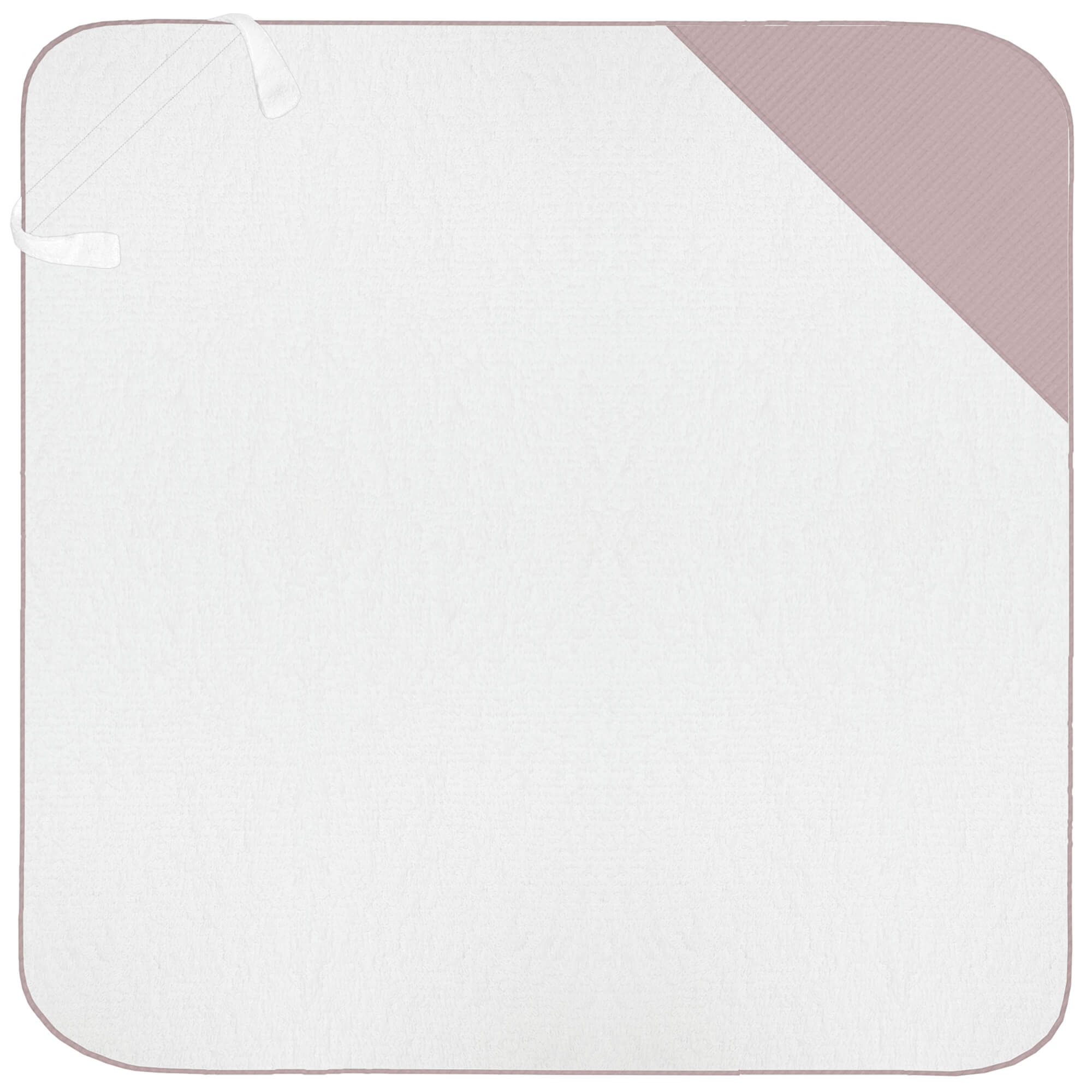 Capa de Baño Grande Serker rosa Capa de Baño Grande en tejido rizo de algodón con el borde y capucha en piqué de algodón; Serker rosa