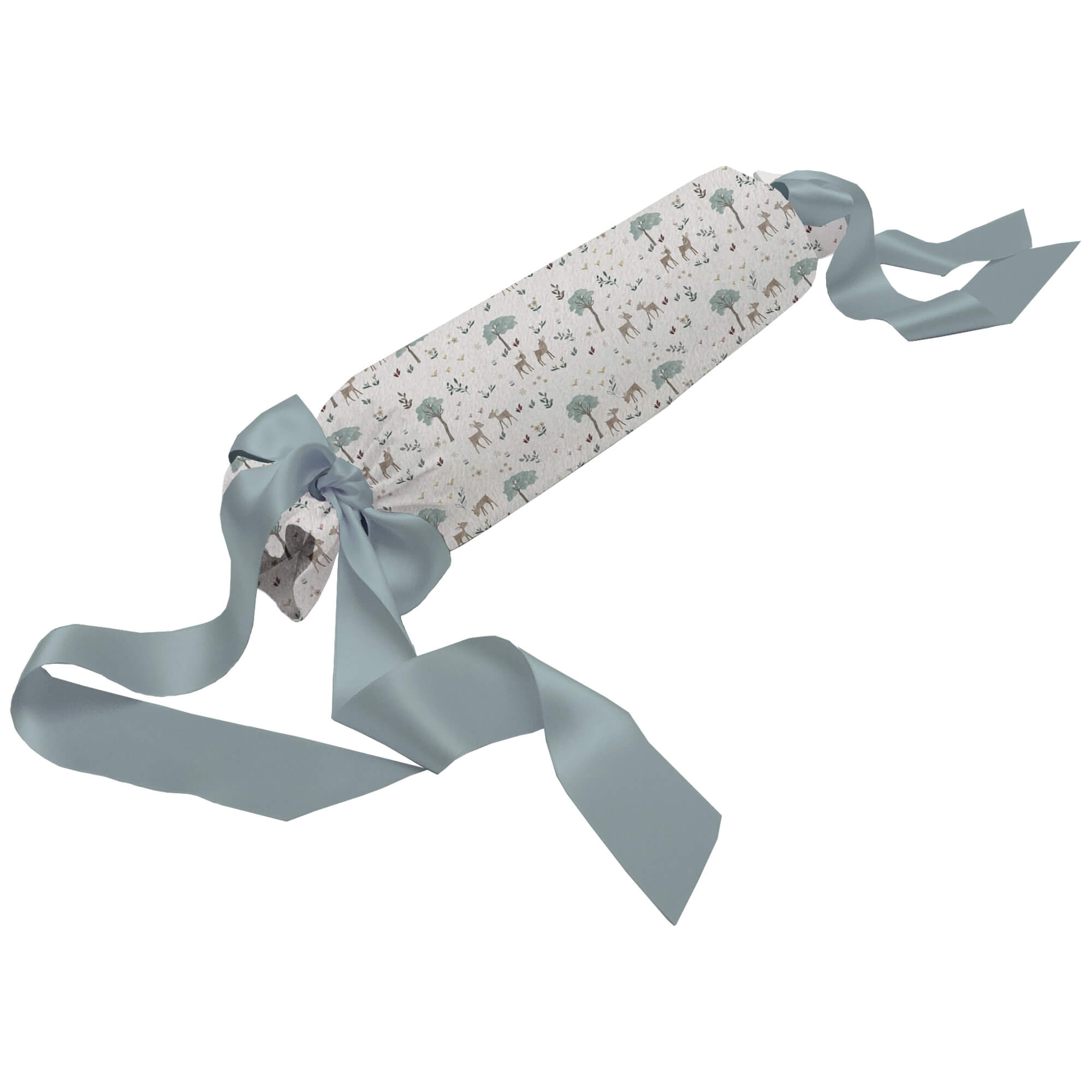 Cojín antivuelco pelo azuleto Benny Cojín antivuelco en tejido pelo estampado Benny