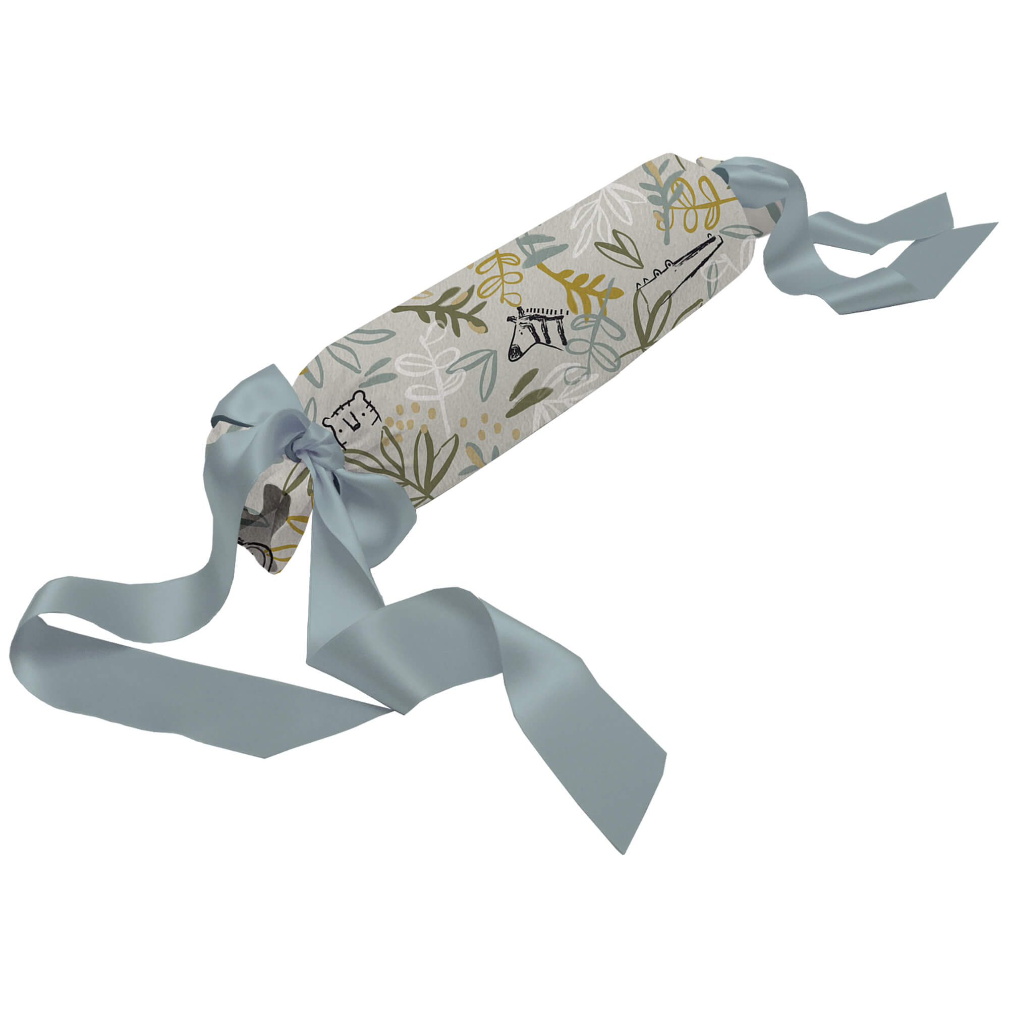 Cojín antivuelco pelo azuleto Marco Cojín antivuelco en tejido pelo estampado Marco