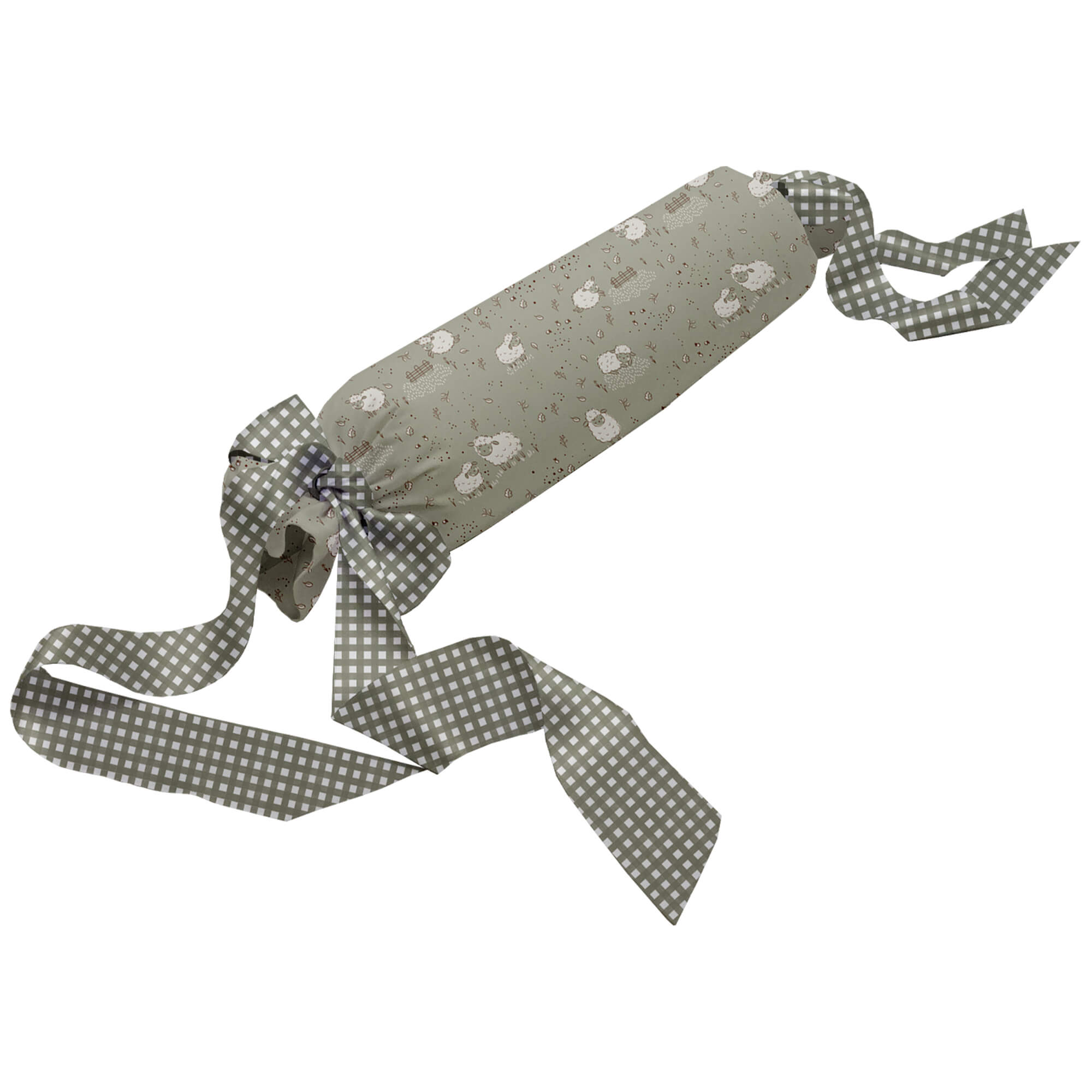 Cojín antivuelco pelo Doly Cojín antivuelco en tejido pelo estampado Ovejas Doly