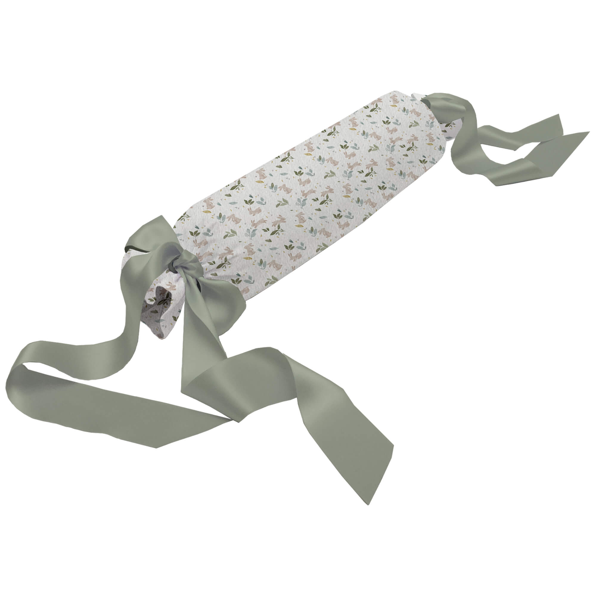 Cojín antivuelco pelo verde Cristel Cojín antivuelco en tejido pelo estampado Cristel