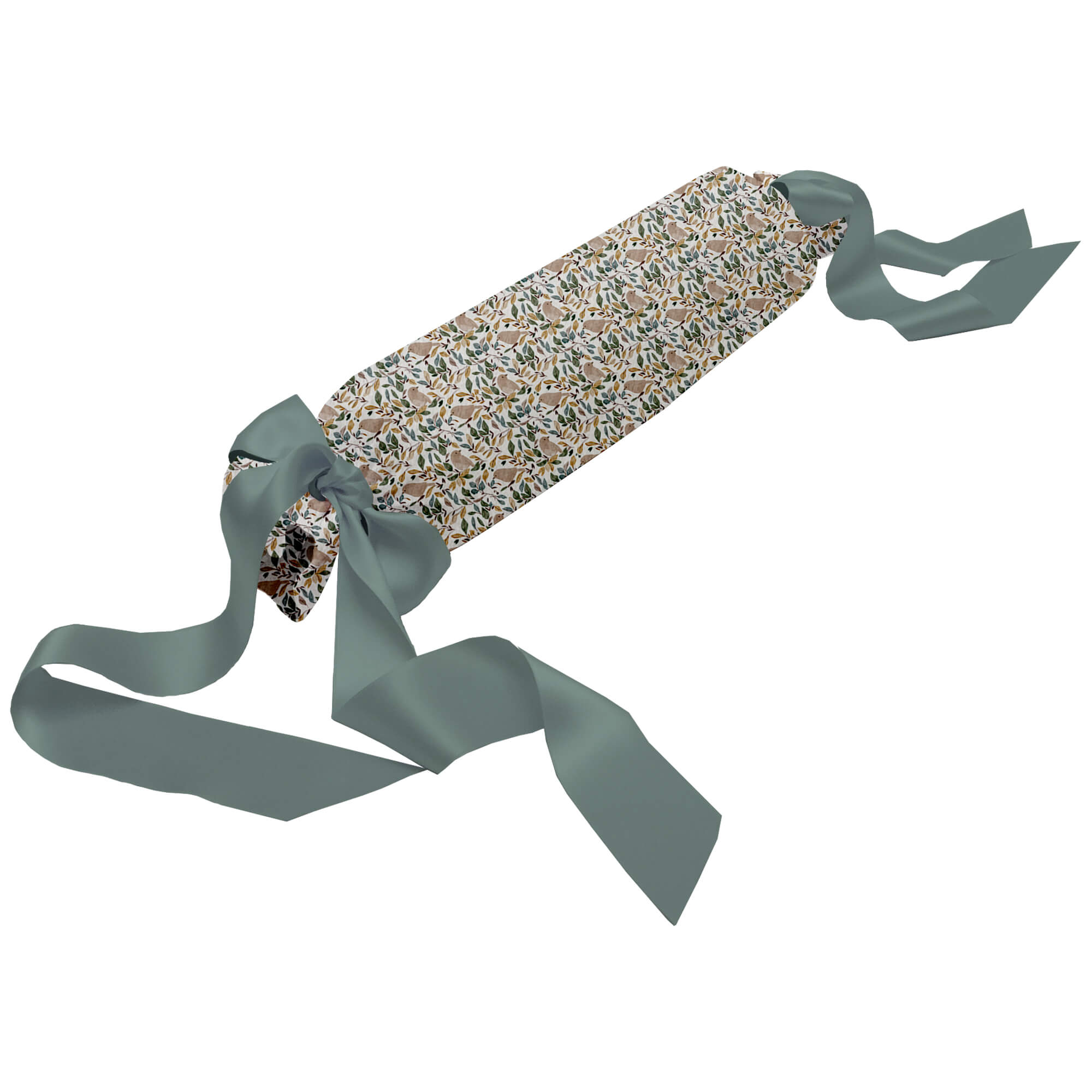 Cojín antivuelco pelo verde safia Daren Cojín antivuelco en tejido pelo estampado Daren