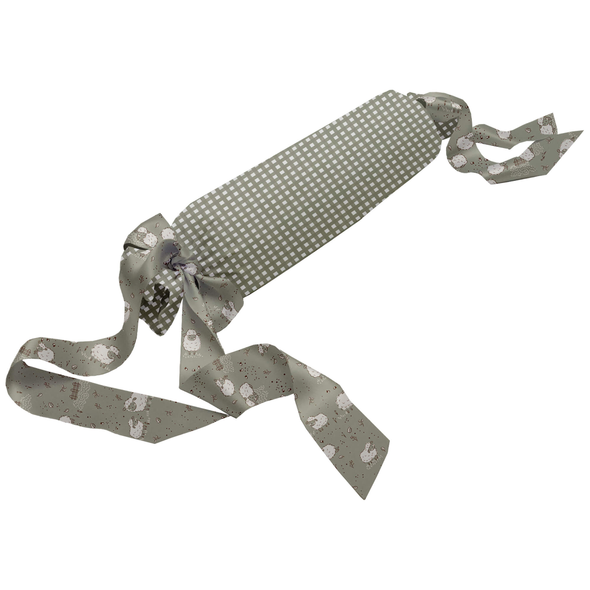 Cojín antivuelco pelo vichy Doly Cojín antivuelco en tejido pelo estampado Vichy Doly