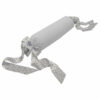 Cojín antivuelco en tejido de algodón puzzle gris
