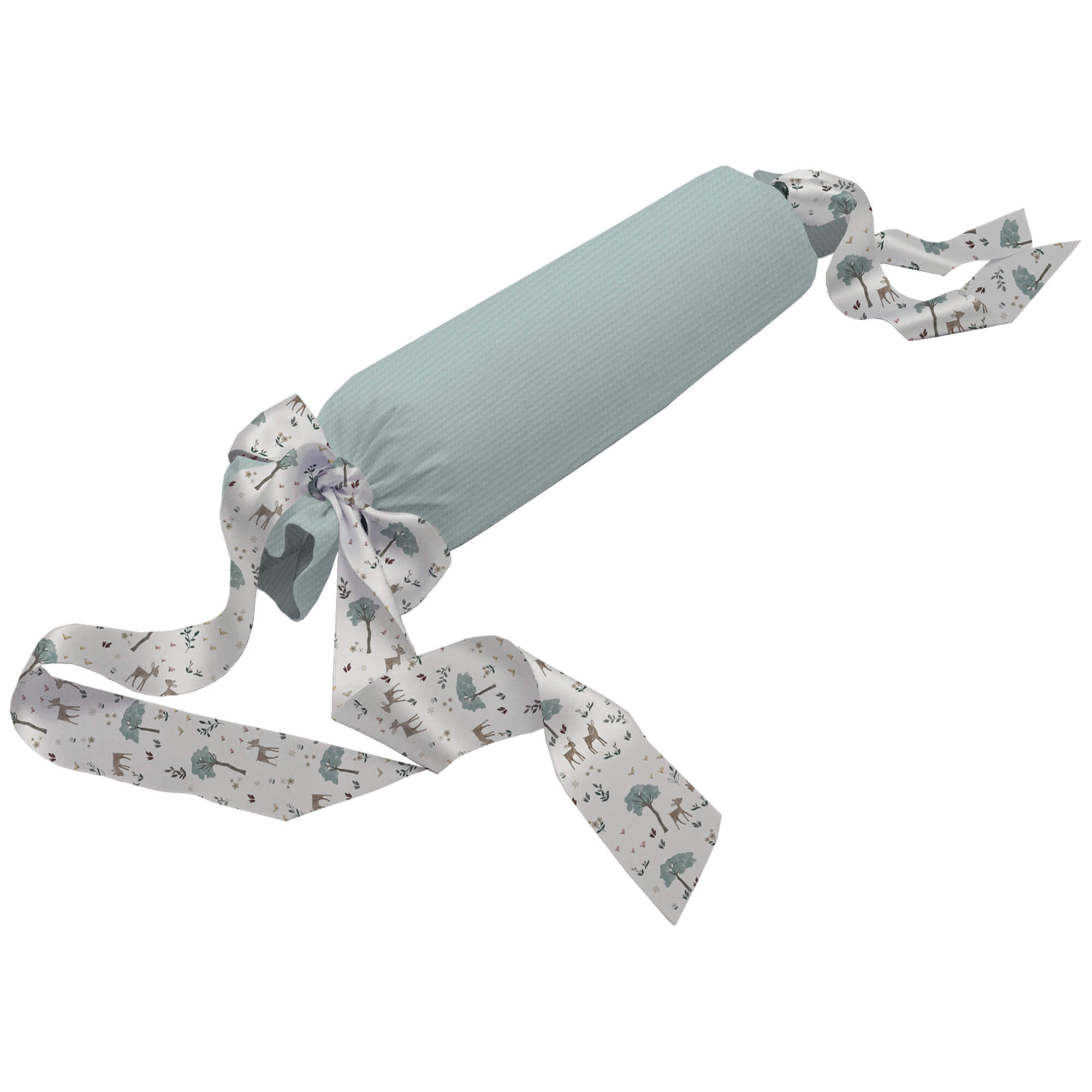 Cojín antivuelco serker menta Bambi Cojín antivuelco en tejido de algodón serker menta