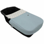 6495 Colchas Capazo Invierno Zoe Azulado