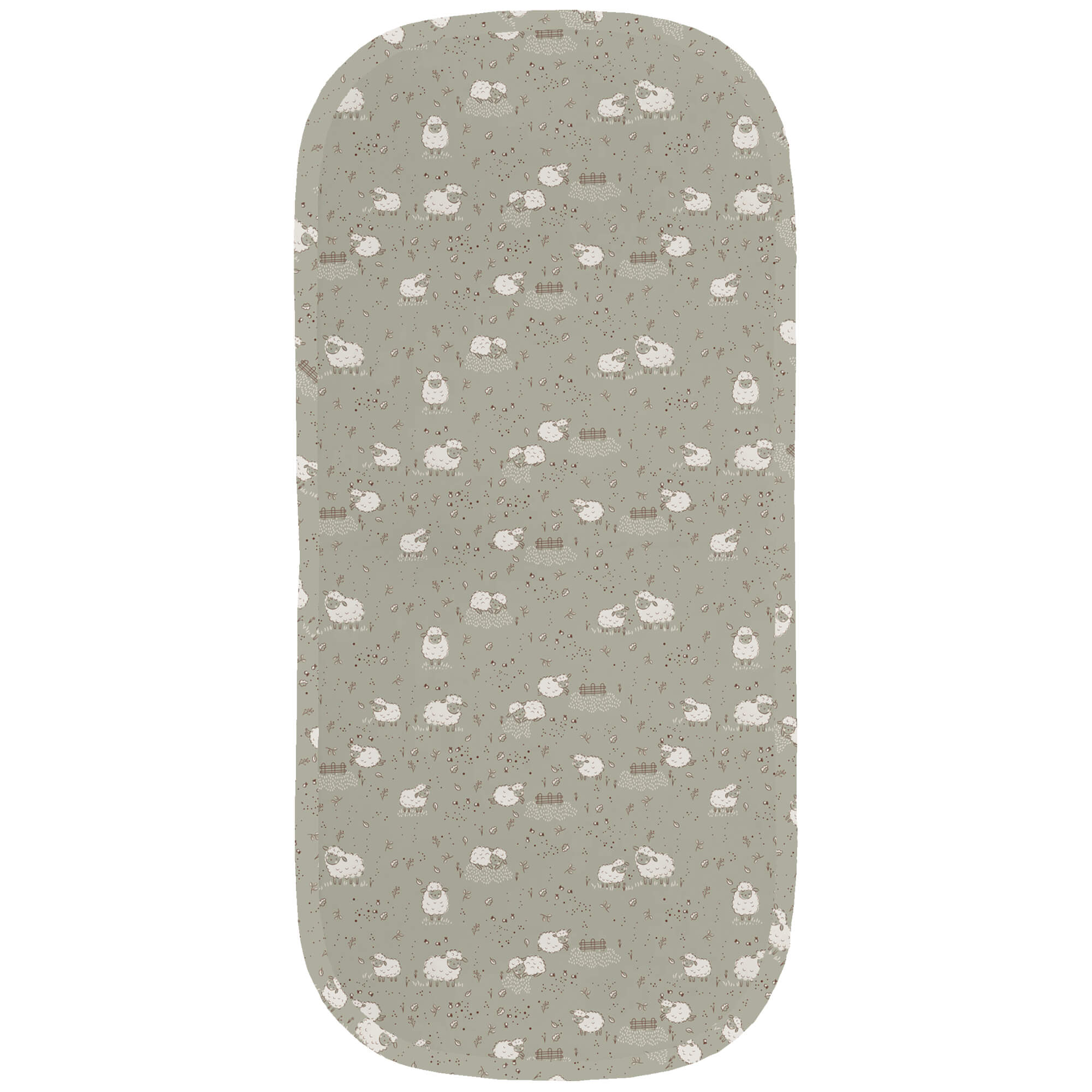 Colchoneta capazo Doly Colchoneta para capazo en tejido batista estampada Doly