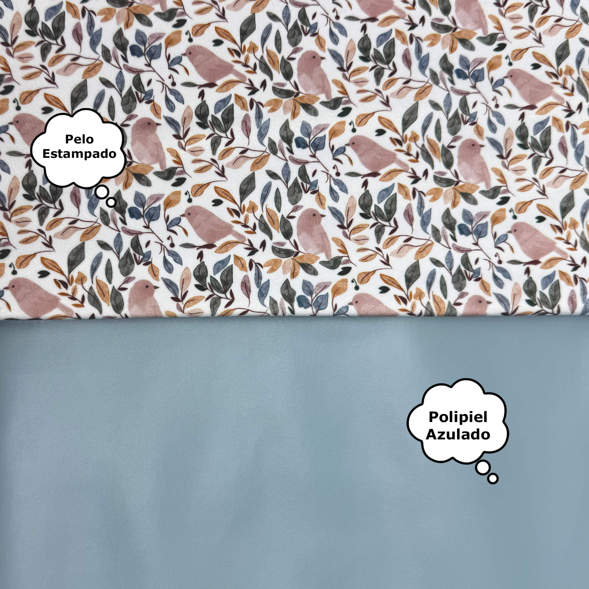 dylan-pelo-polipiel-azulado en el interior pelo colección Dylan