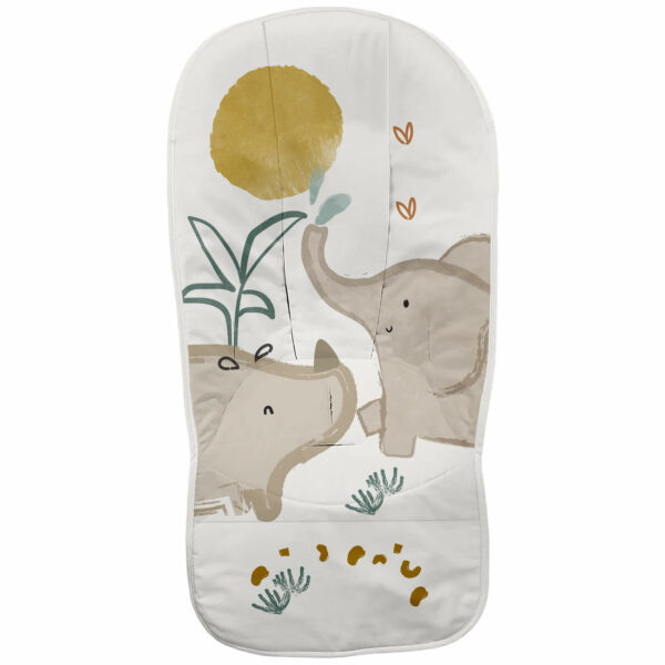 Funda para silla modelo Global en tejido batista estampada diseño Guillen