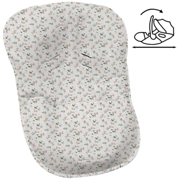 Funda Cero Modular en tejido batista estampada diseño Cristel Altea