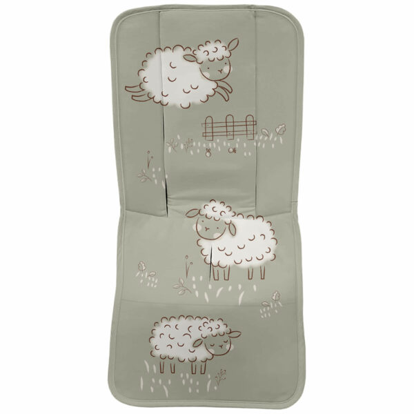 Funda para silla modelo Recta en tejido batista estampada diseño Doly