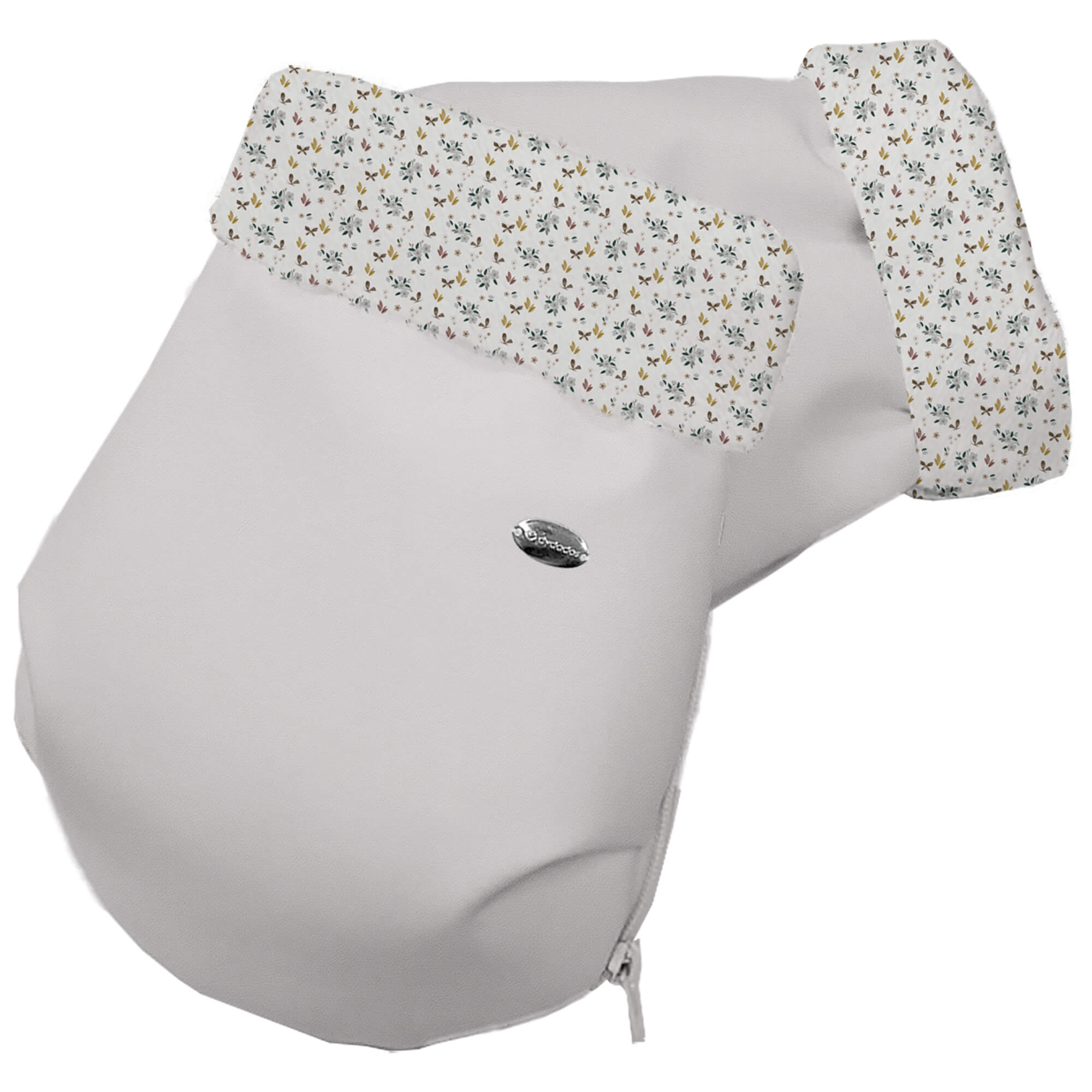 Guantes polipiel gris pelo colección Zoe Guantes en tejido polipiel gris