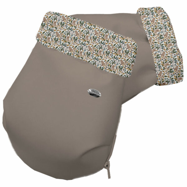 Guantes en tejido polipiel visón