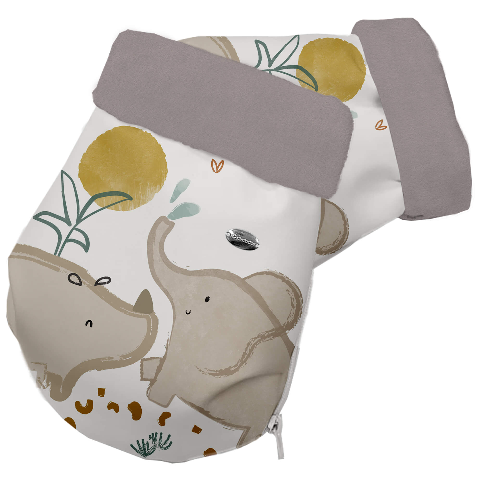 Guantes en tejido polipiel estampada pelo arena Guillen Guantes colección Guillen arena en tejido polipiel estampada