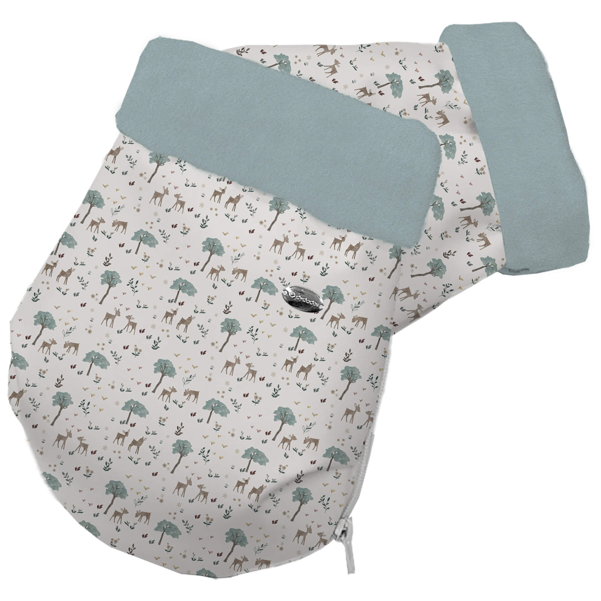 Guantes en tejido polipiel estampada pelo azuleto Benny Guantes colección Benny azuleto en tejido polipiel estampada