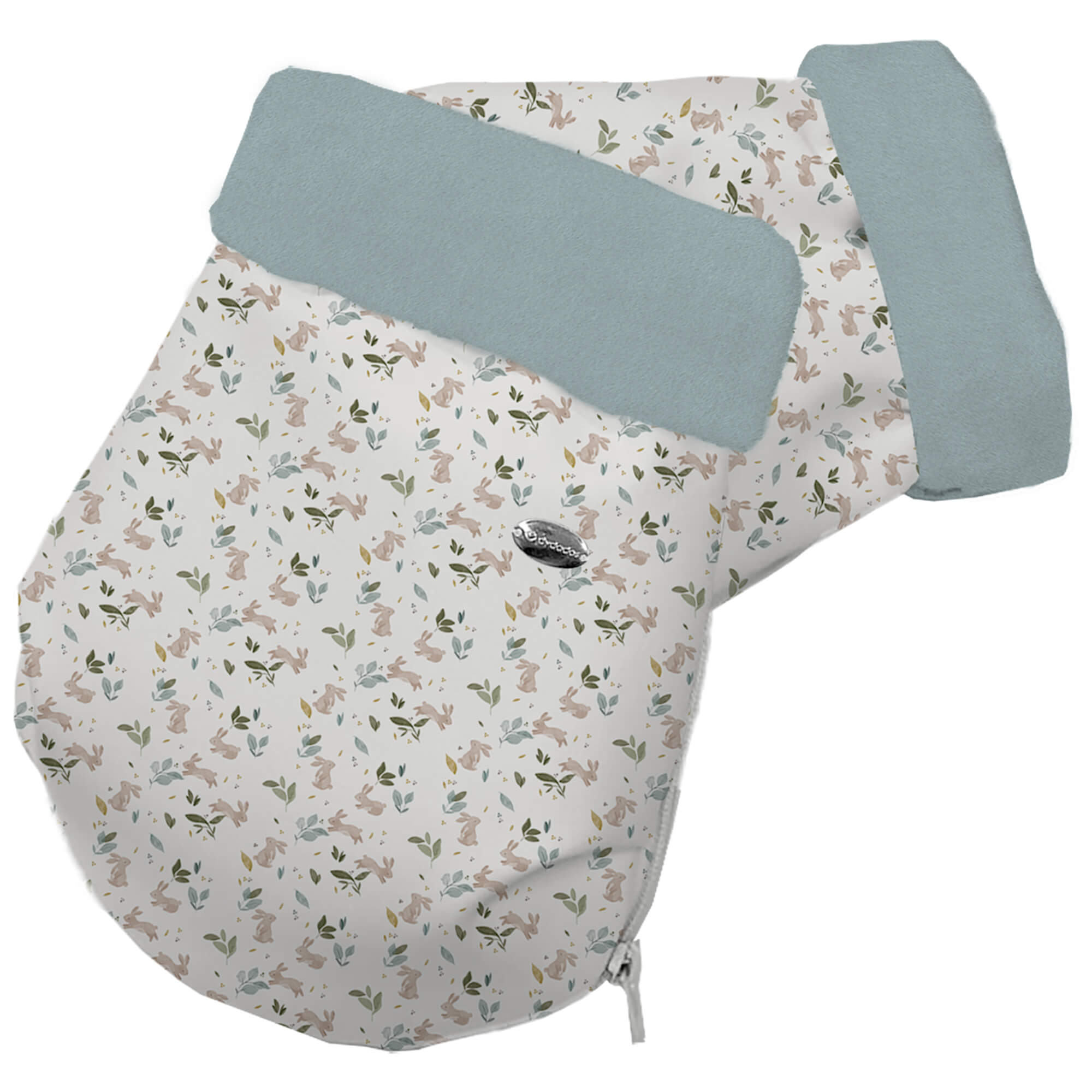 Guantes en tejido polipiel estampada pelo azuleto Cristel Guantes colección Cristel azuleto en tejido polipiel estampada