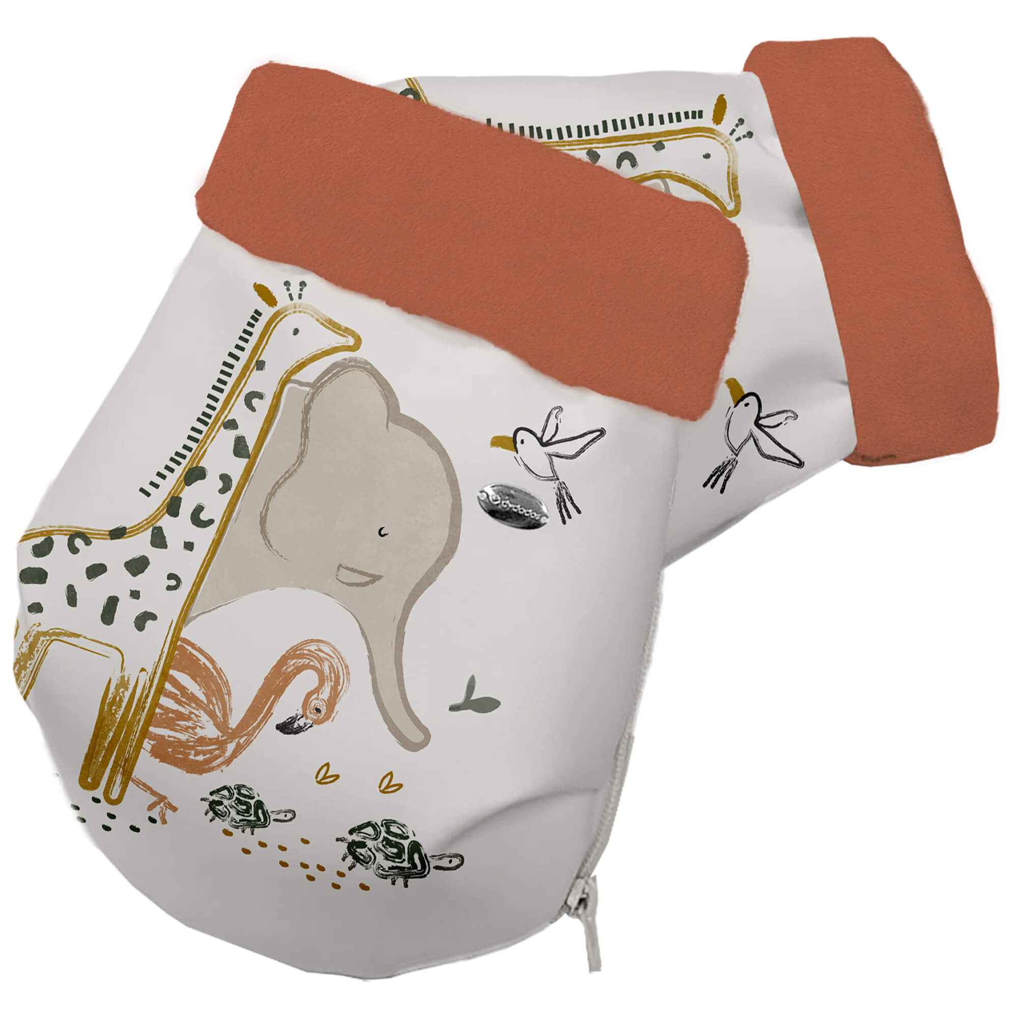 Guantes en tejido polipiel estampada pelo caldera Izan Guantes colección Izan caldera en tejido polipiel estampada