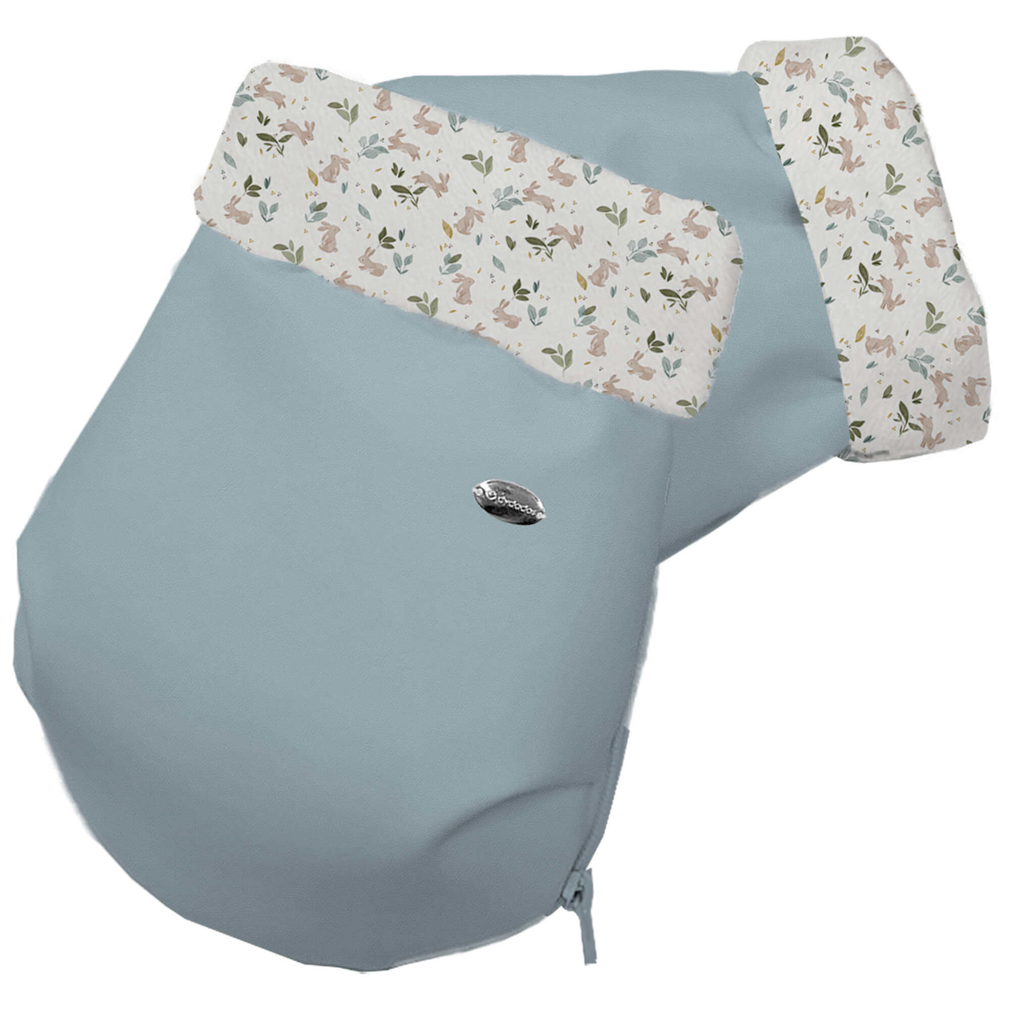 Guantes polipiel azulado pelo colección Altea Guantes en tejido polipiel azulado