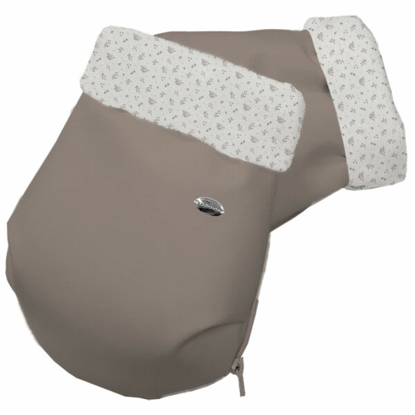 Guantes en tejido polipiel visón