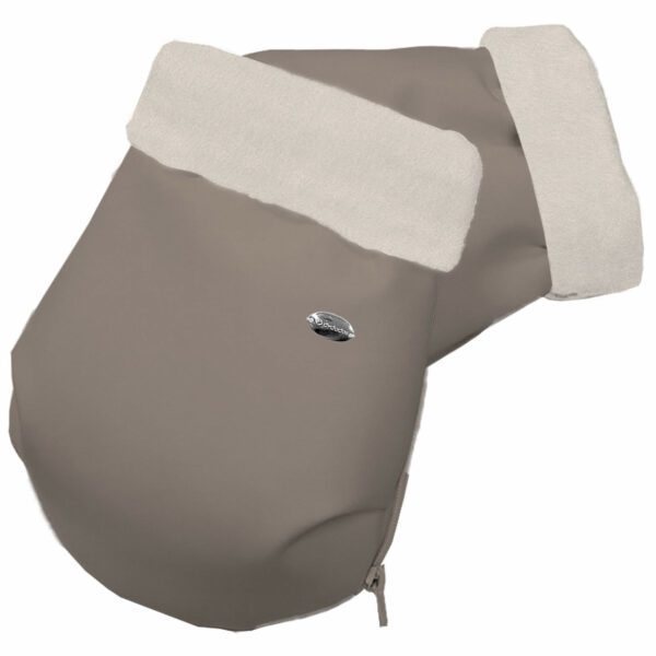 Guantes para carro polipiel visón pelo crudo