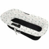 Interior de capazo modelo universal de lazadas en tejido estampado diseño Benny y Bambi