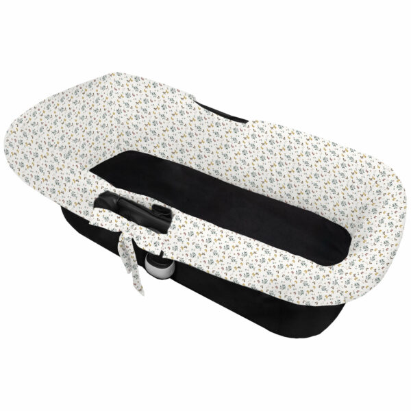 Interior de capazo modelo universal de lazadas en tejido estampado diseño Gala y Zoe
