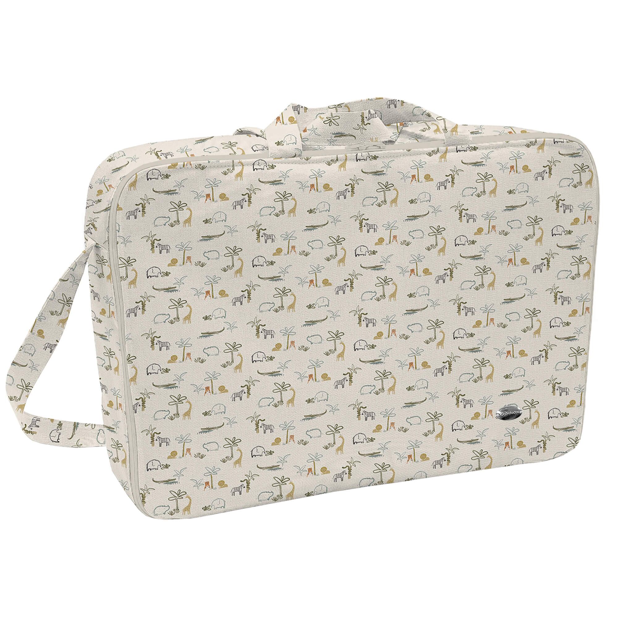 Maleta Pequeña tejido estampado Henry Maleta pequeña en tejido estampado diseño Henry