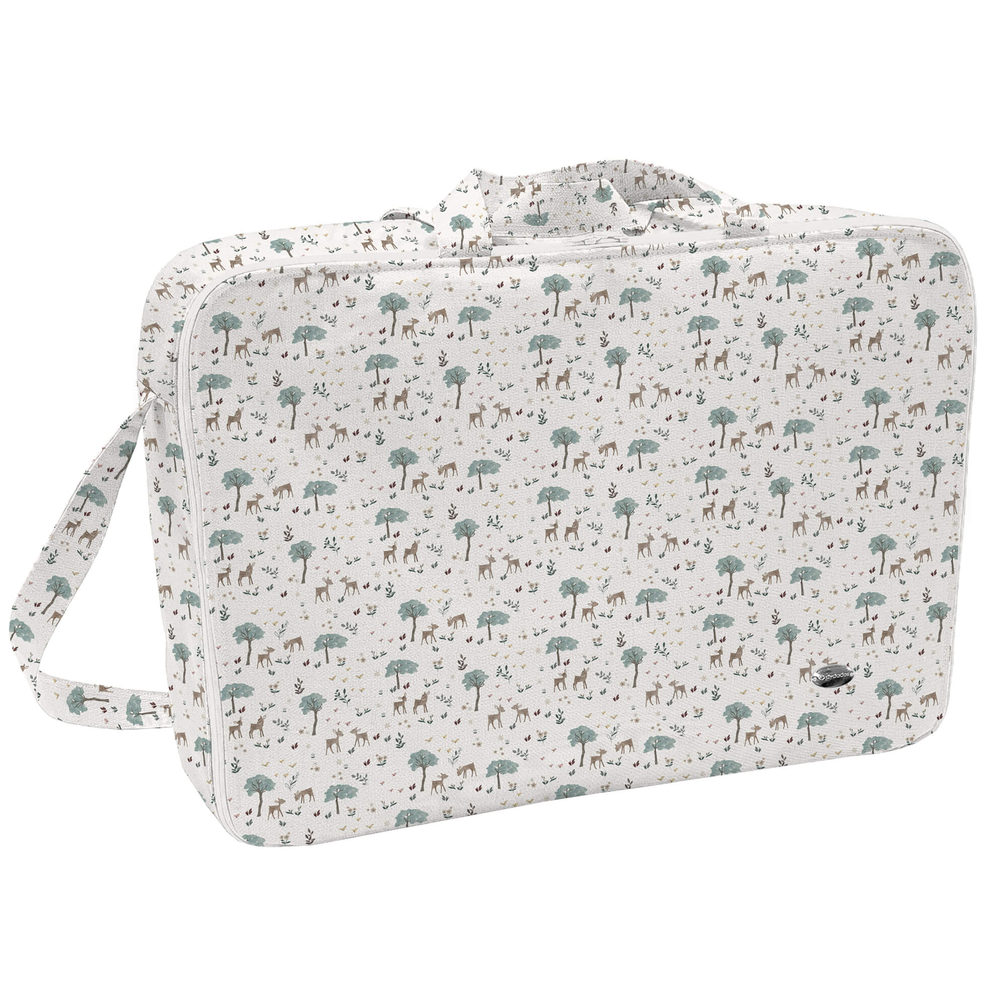 Maleta Grande polipiel Benny y Bambi Maleta en tejido polipiel diseño Benny y Bambi