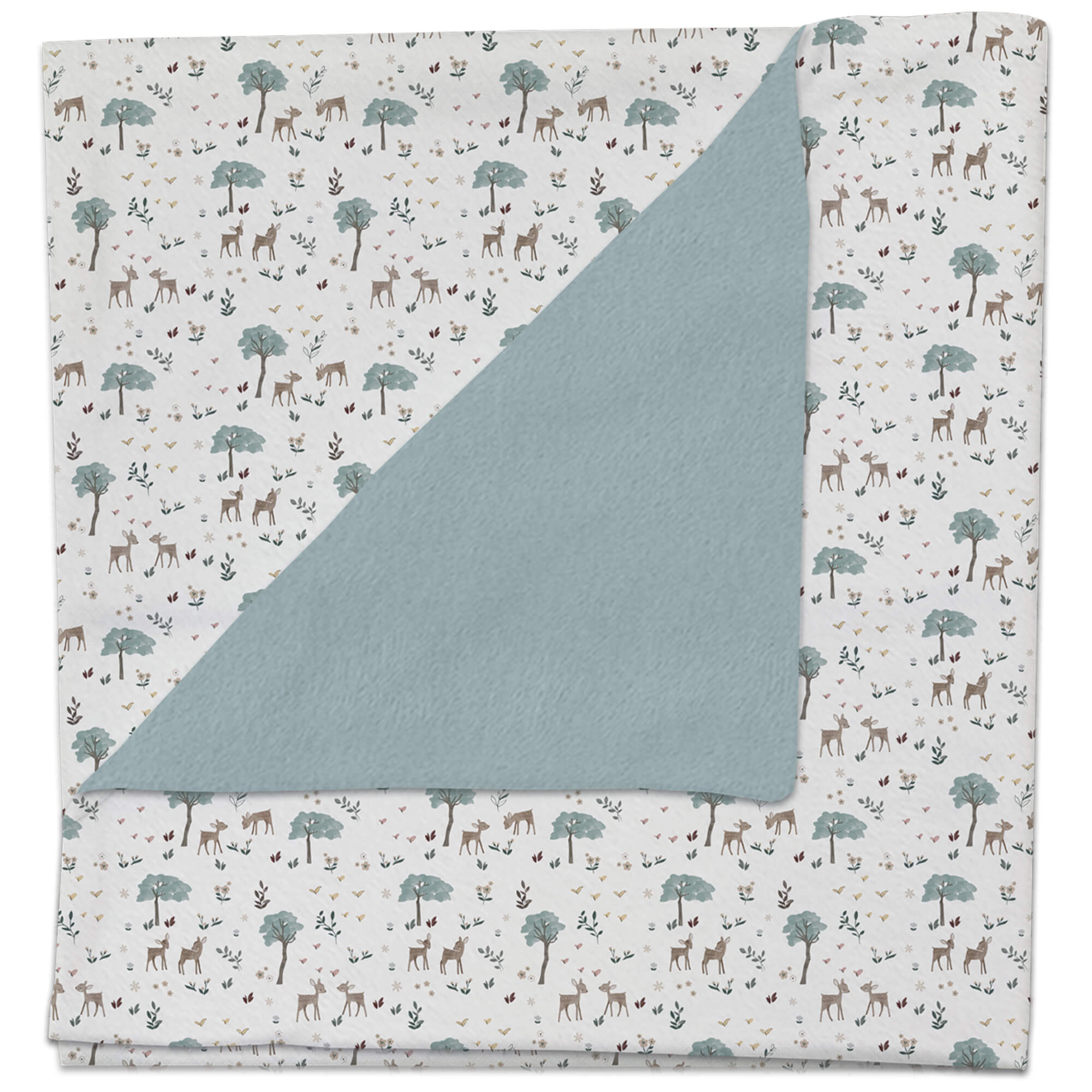 Manta pelo azuleto Benny Manta pelo estampado Benny por el otro lado pelo azuleto