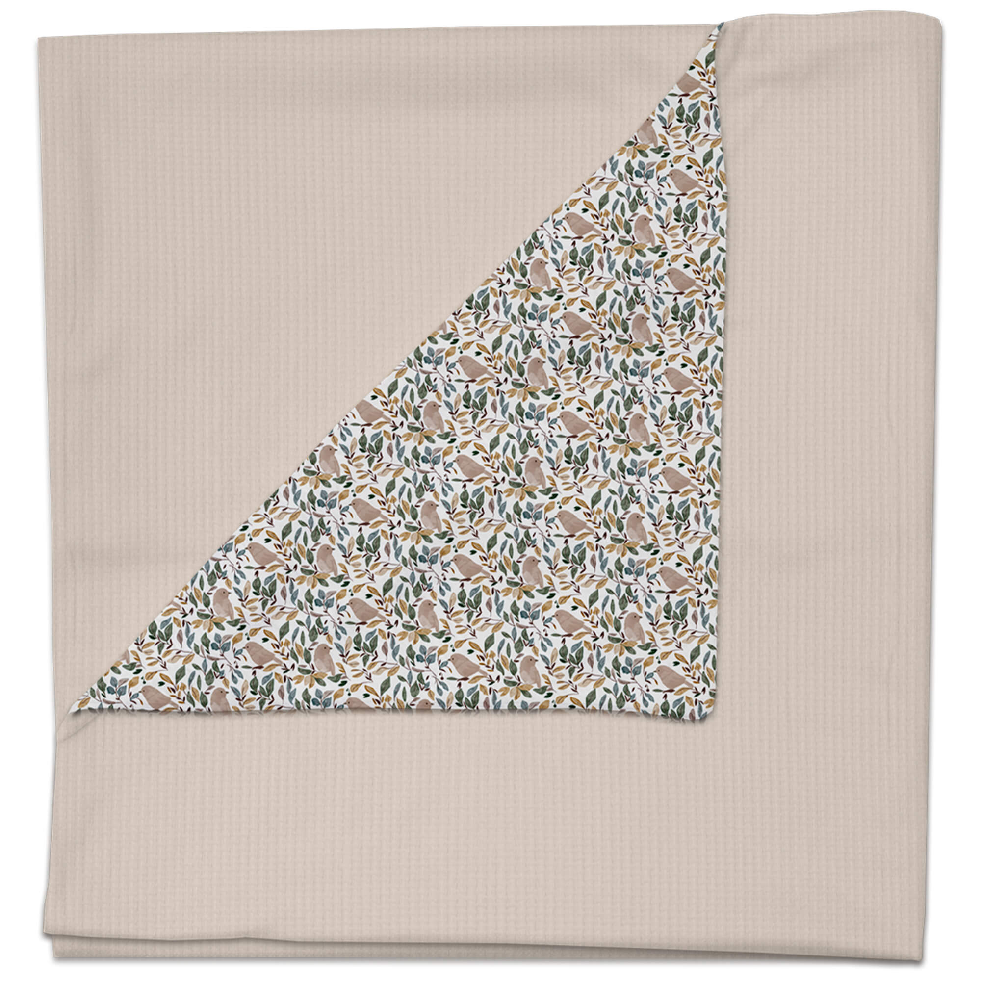 Manta serker tostado pelo Dylan Manta en tejido de algodón serker tostado