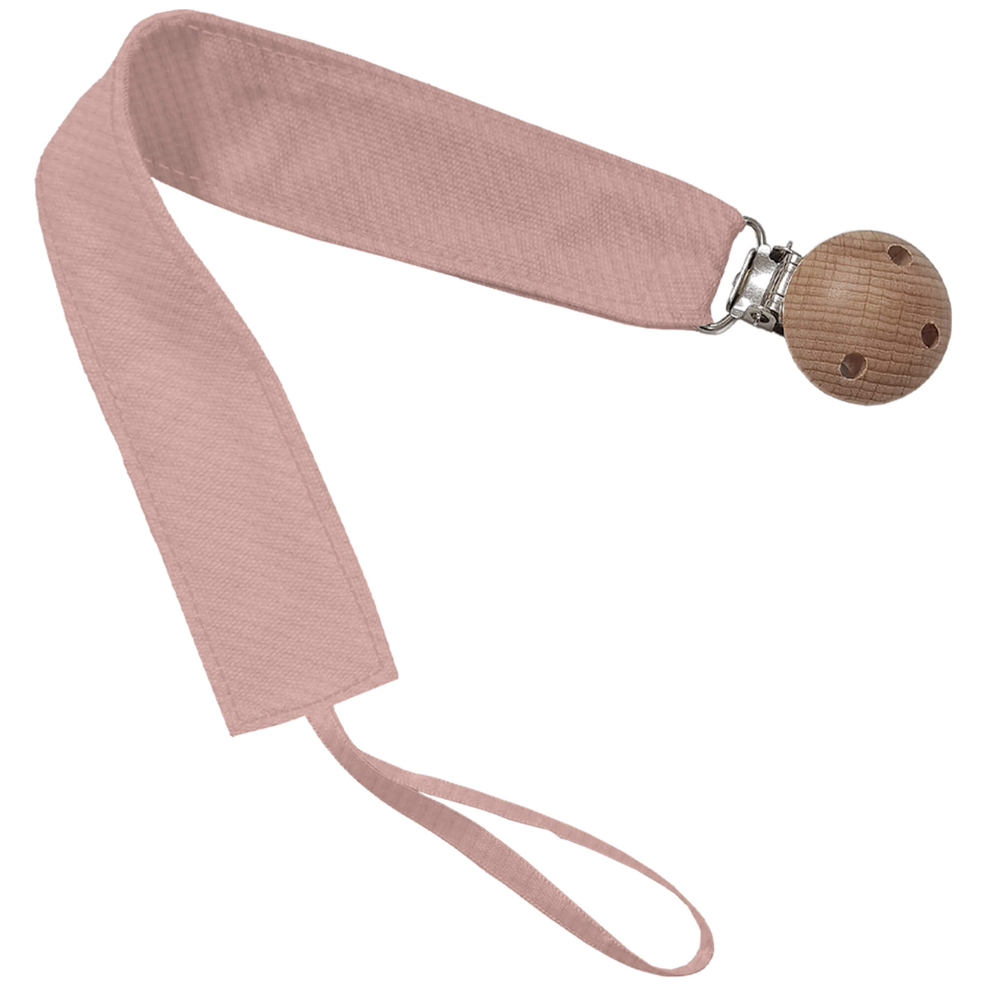 Pinza de Chupete en tejido bambula de algodón; Bambula maquillaje