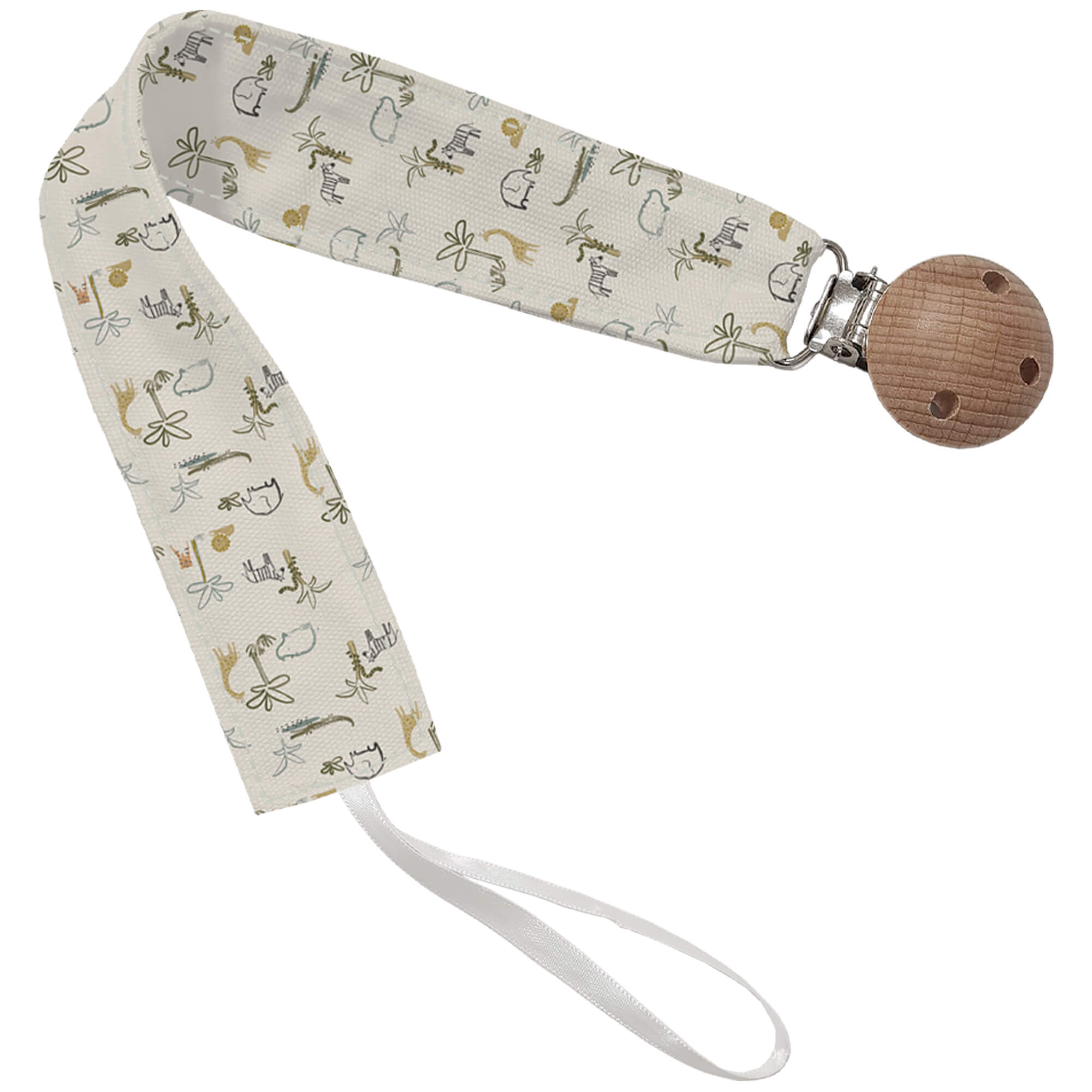 Pinza de Chupete en tejido villela estampada colección Henry