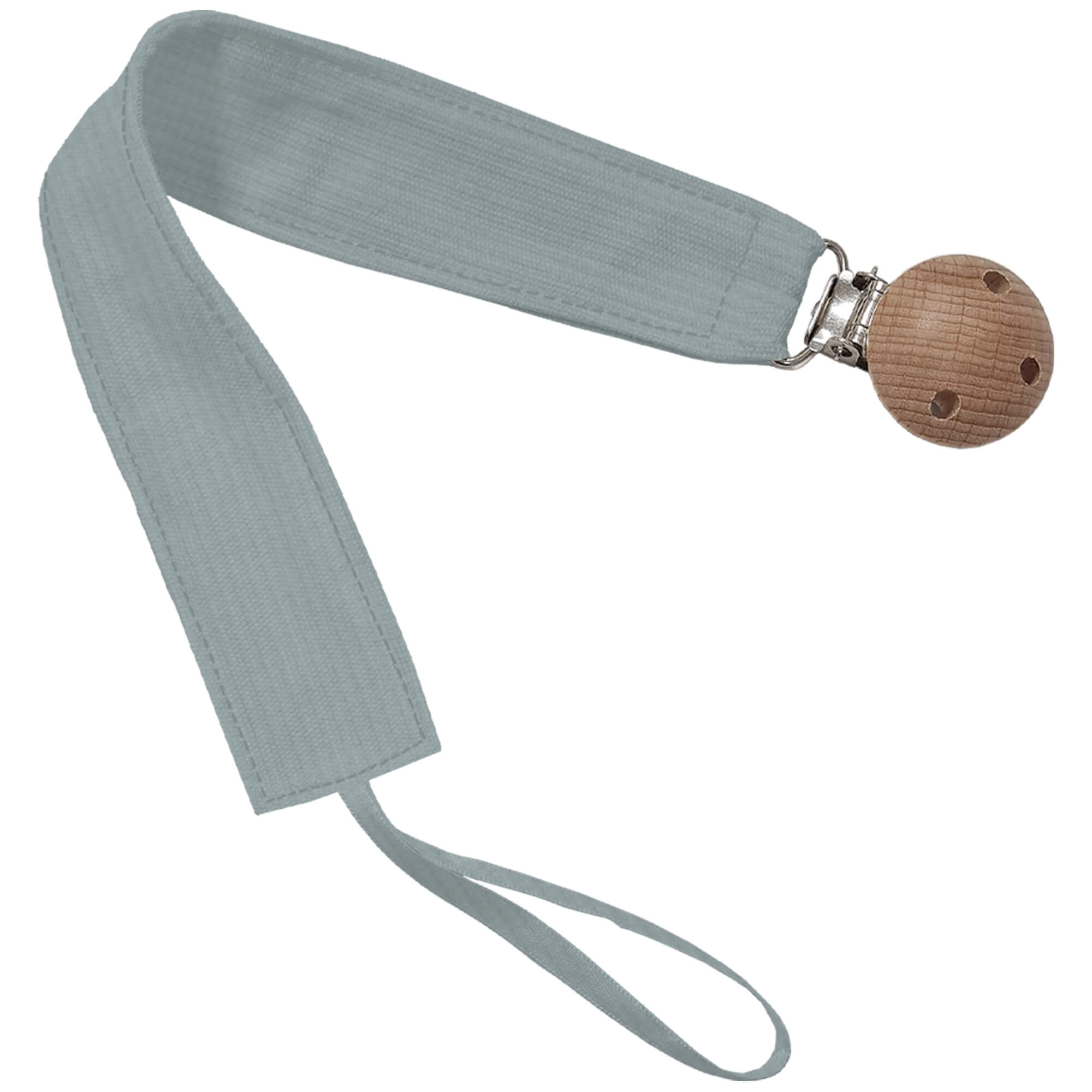 Pinza de Chupete en tejido piqué de algodón; Serker menta