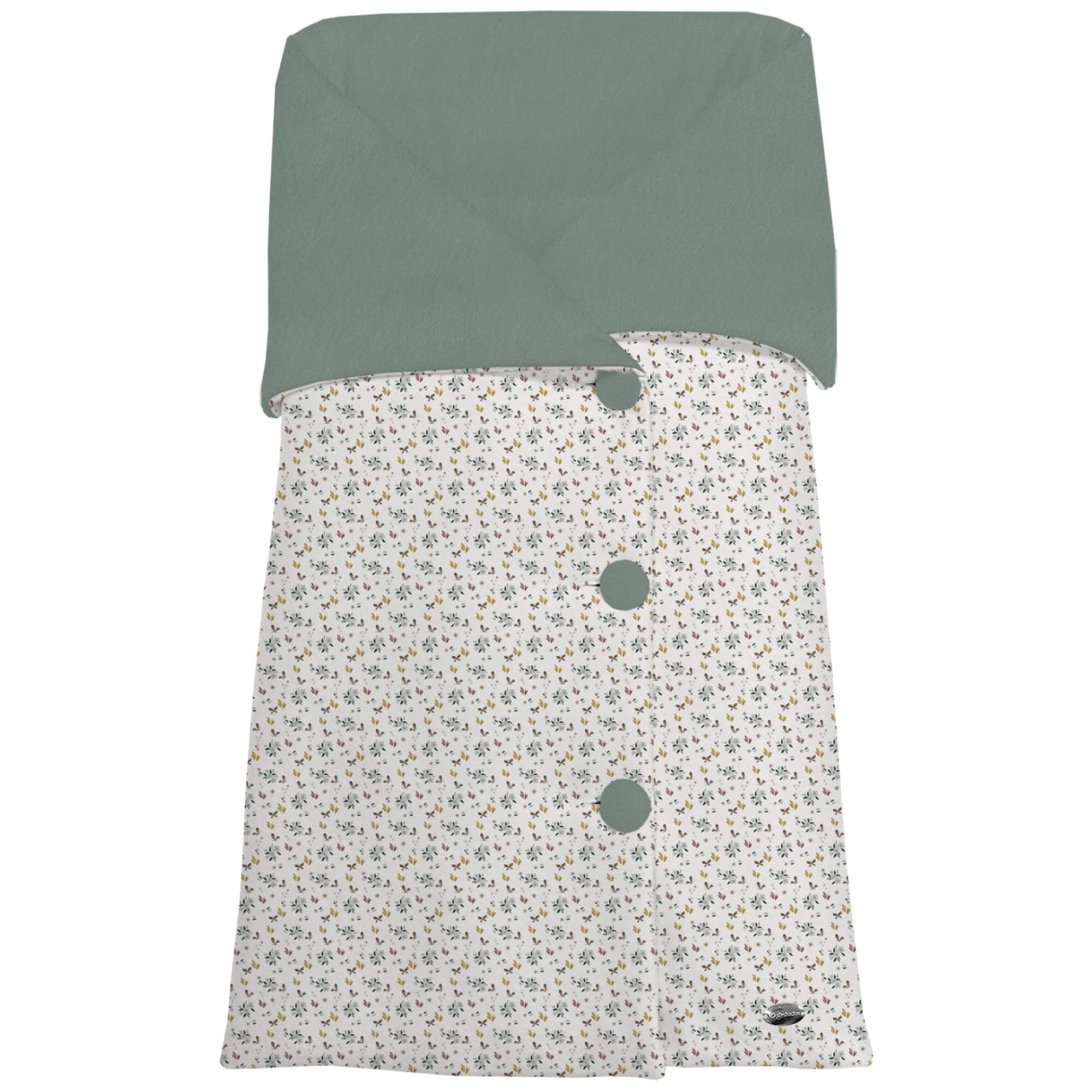 Saco arrullo pelo verde safia Gala Saco arrullo en tejido