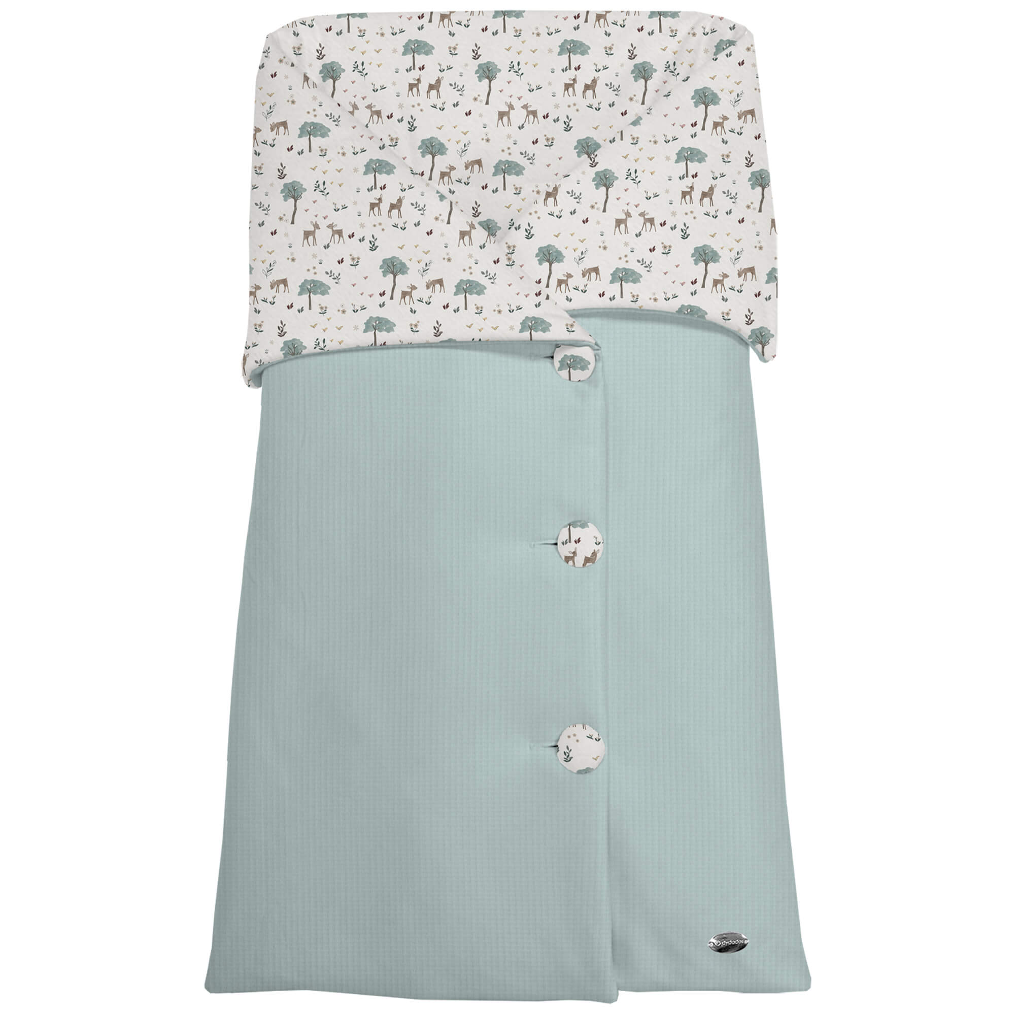 Saco arrullo serker menta pelo Bambi Saco arrullo en tejido serker menta