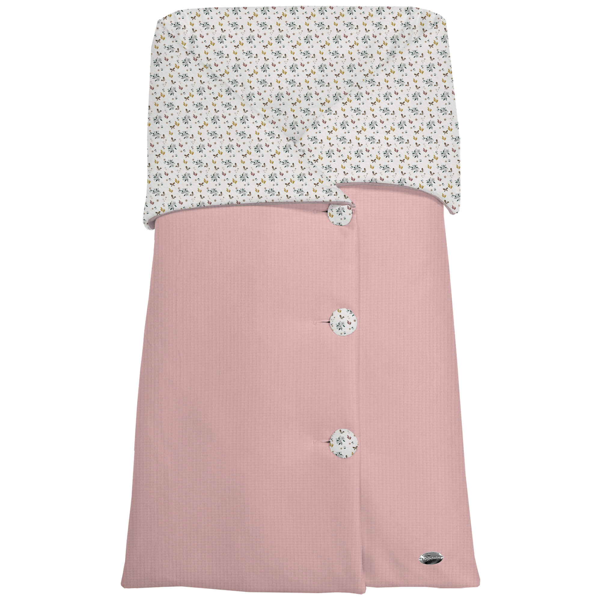 Saco arrullo serker rosa pelo Zoe Saco arrullo en tejido serker rosa