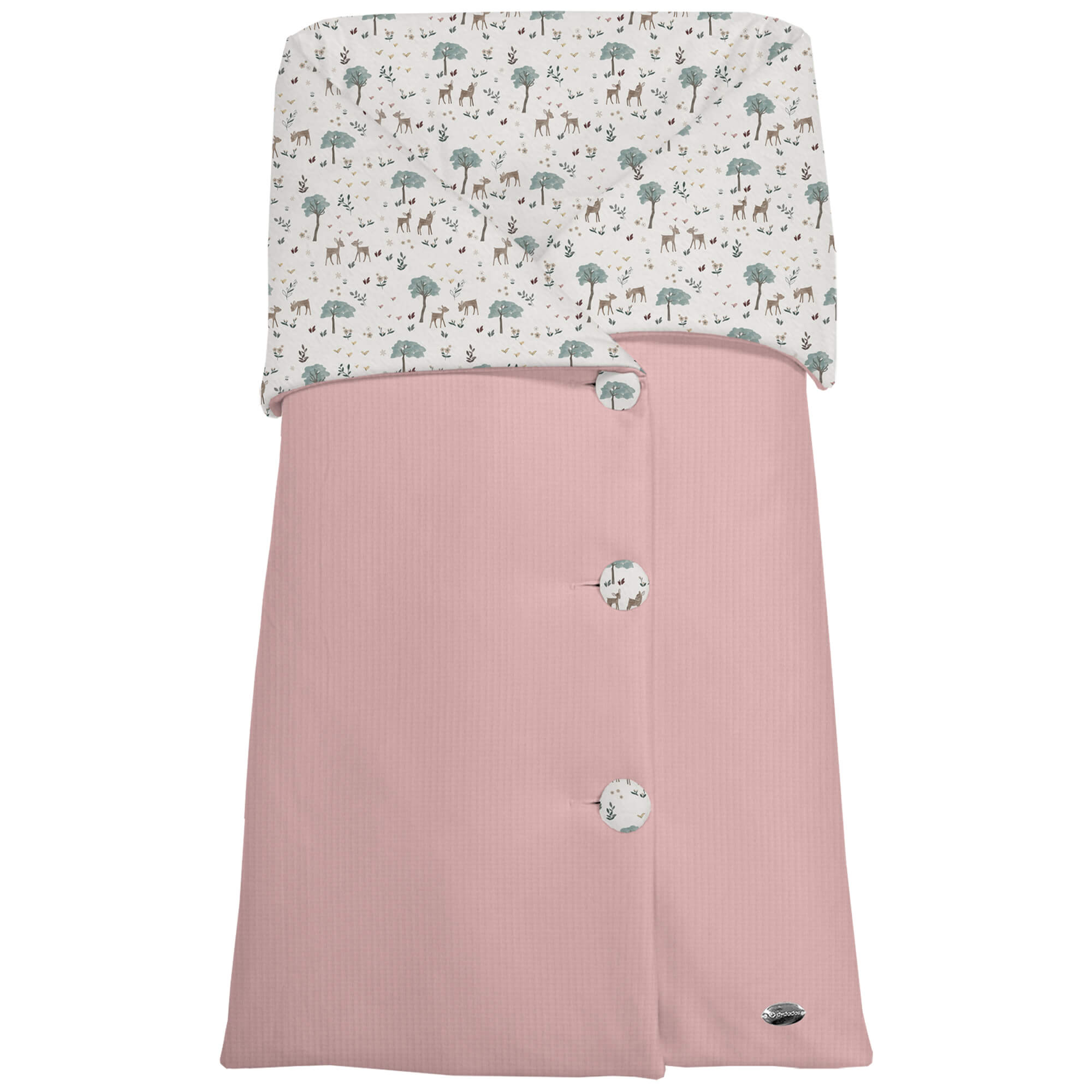 Saco arrullo serker rosa villela Bambi Saco arrullo en tejido serker rosa