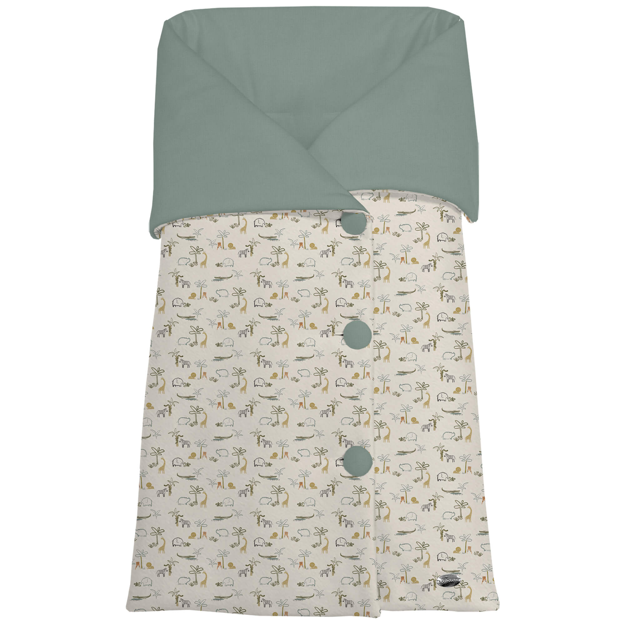 Saco arrullo villela verde Henry Saco arrullo en tejido