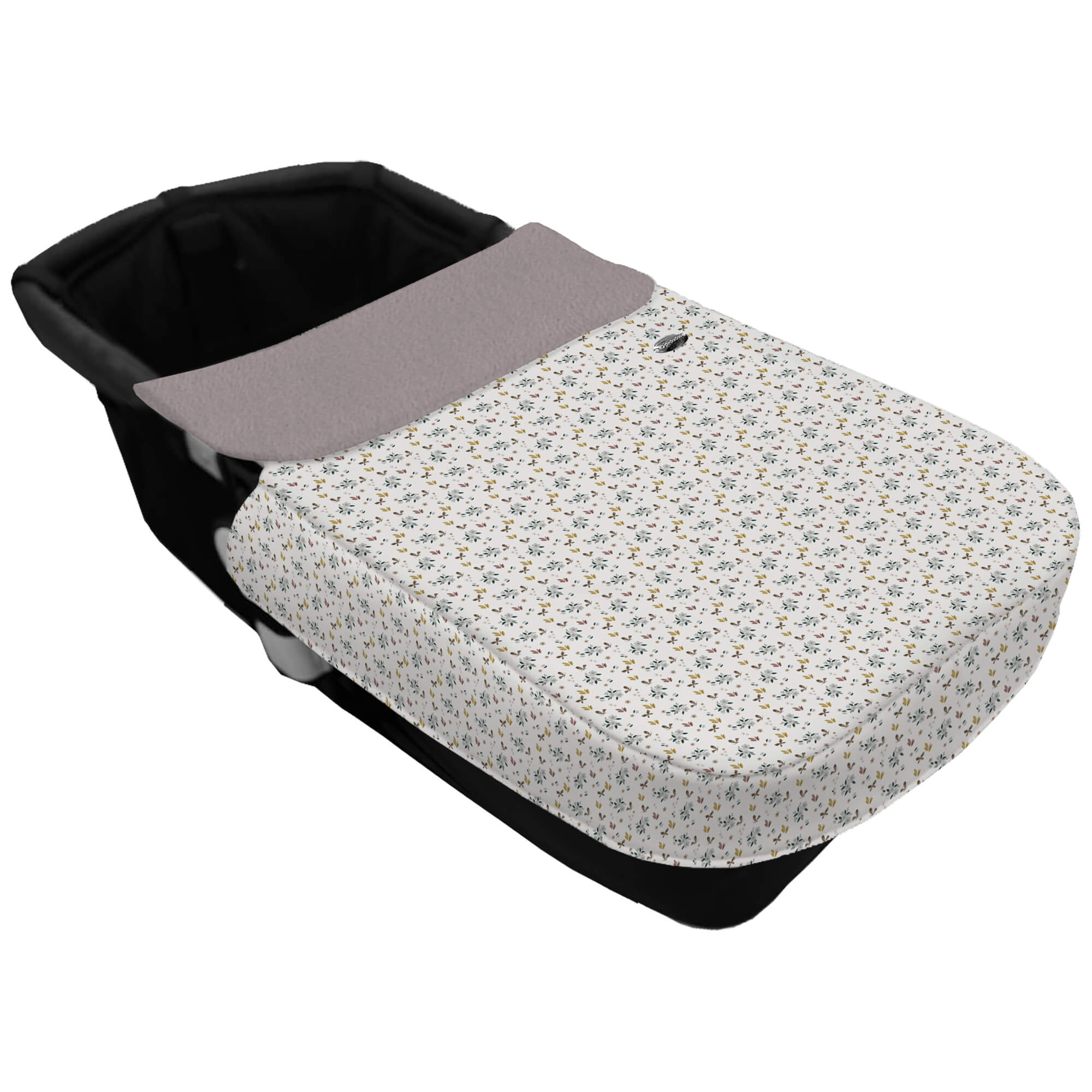 Saco Capazo con Colcha Cinturón en polipiel muy suave estampado Gala. Para el interior pelo liso color arena