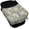 Saco Capazo con Colcha Lazos tejido impermeable muy calentito estampado Marco. Para el interior pelo liso color negro