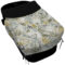 Saco Capazo con Colcha Lazos tejido impermeable muy calentito estampado Marco. Para el interior pelo liso color negro