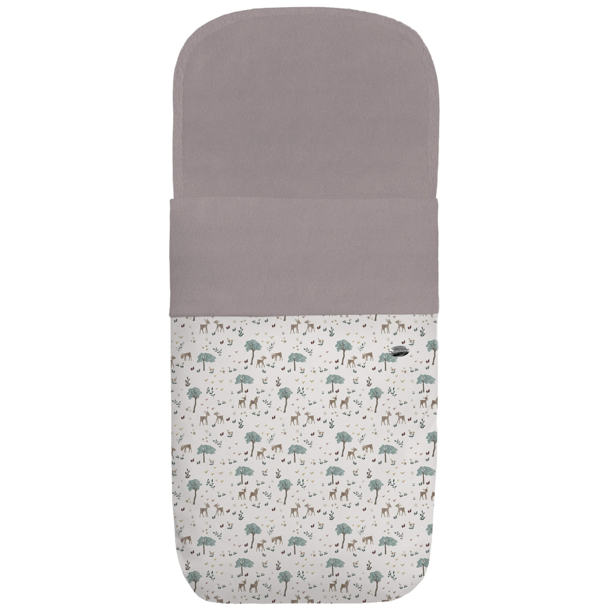 Saco capazo tejido impermeable estampado pelo arena Benny Saco para capazo en tejido estampado impermeable con el interior en pelo arena Benny