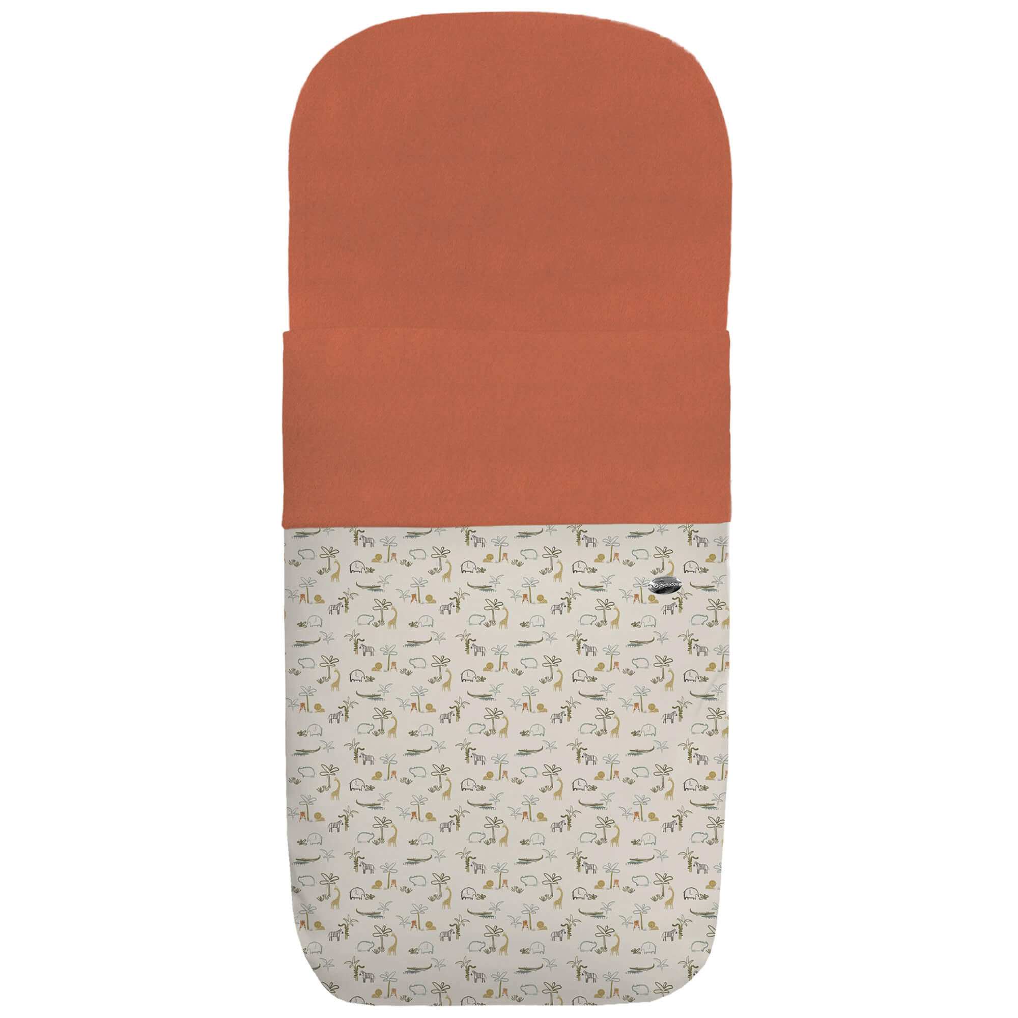 Saco capazo tejido impermeable estampado pelo caldera Henry Saco para capazo en tejido estampado impermeable con el interior en pelo caldera Henry