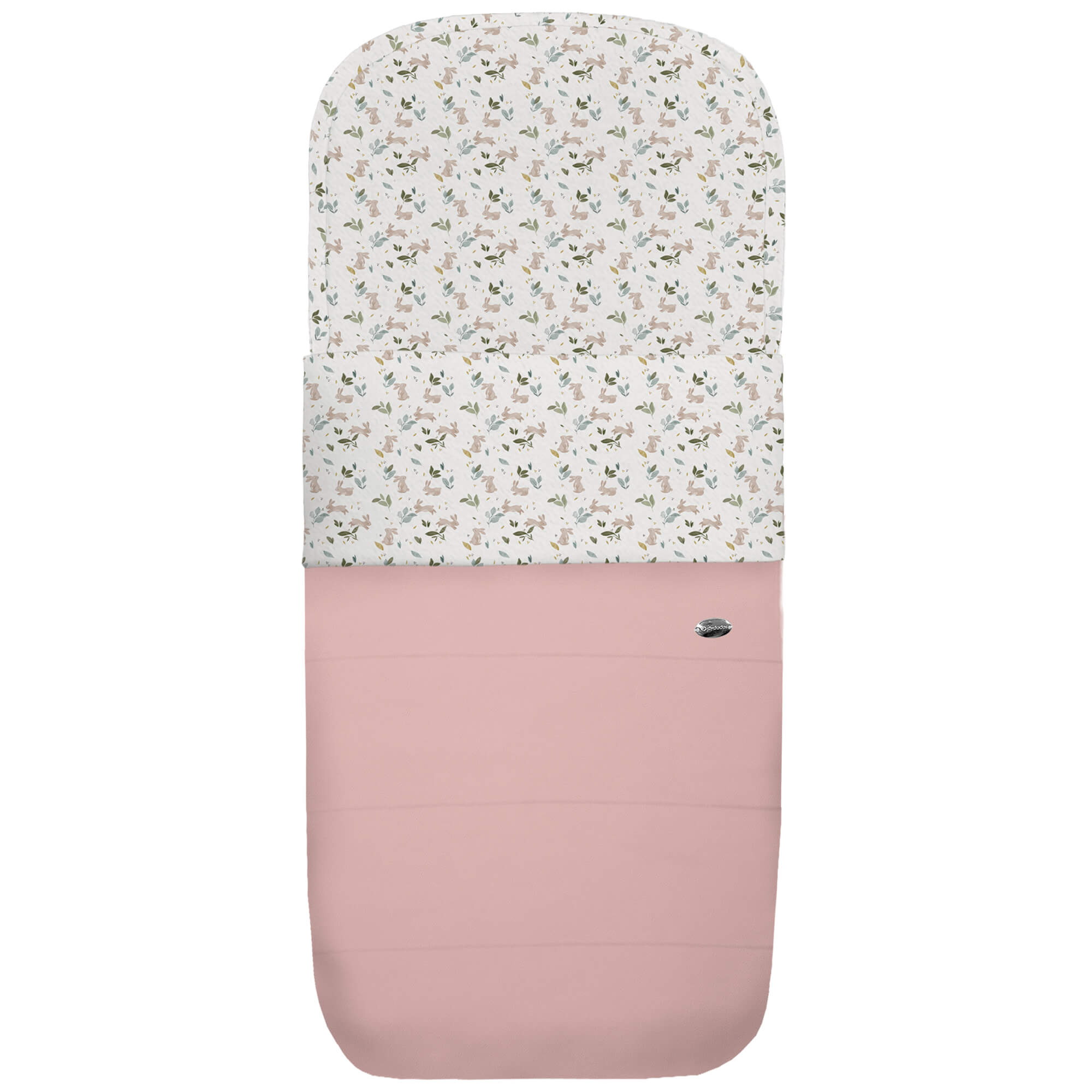 Saco capazo polipiel pespuntes rosado pelo Altea Saco para capazo en polipiel pespuntes rosado con el interior en pelo estampado Altea
