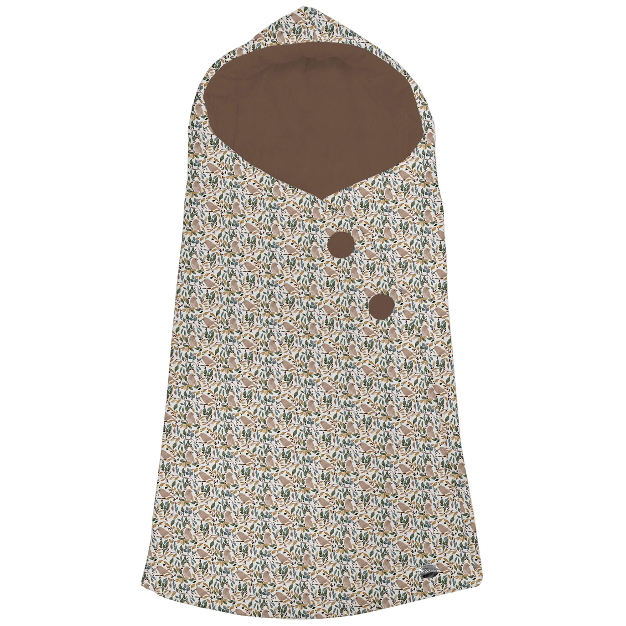 Saco capucha en tejido