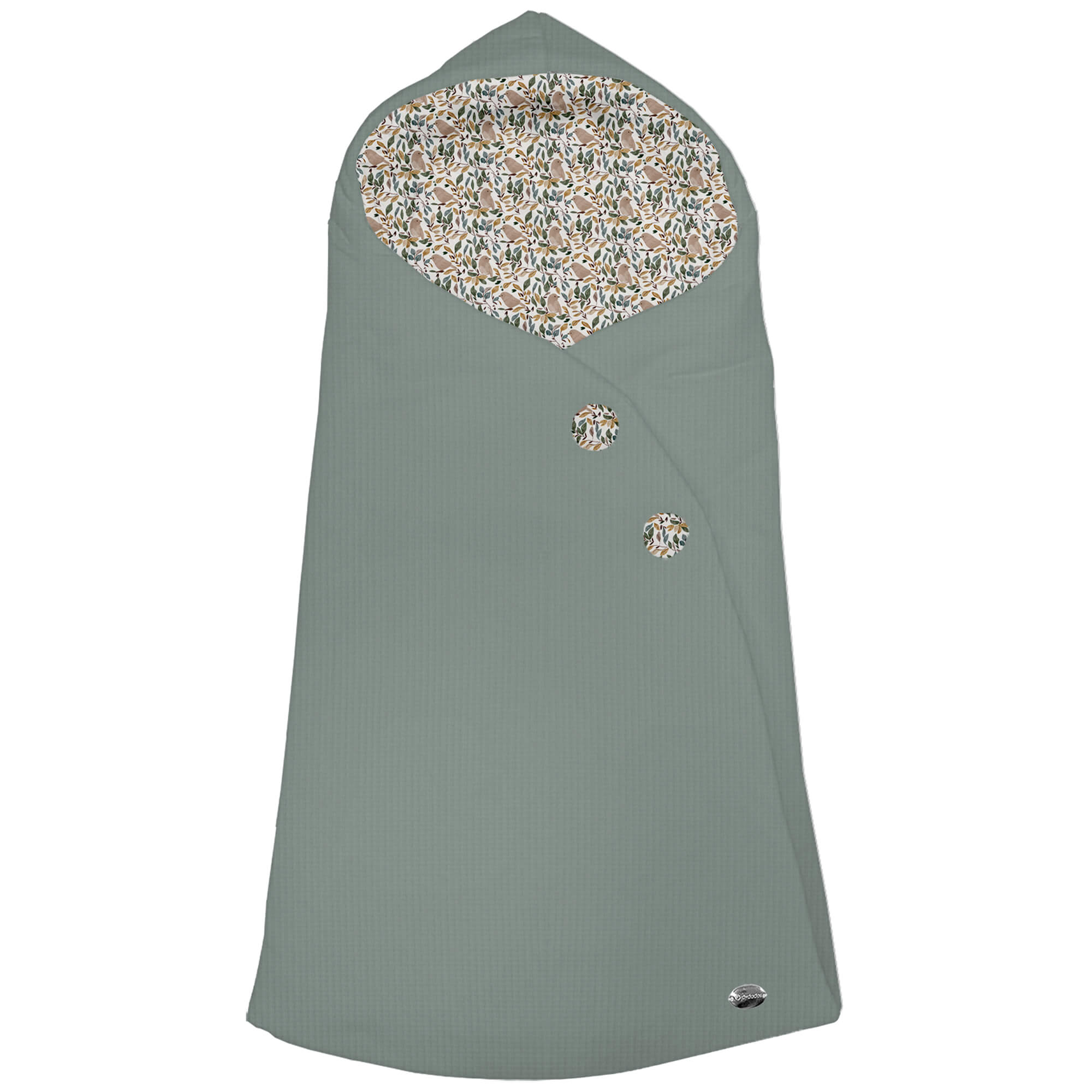 Saco capucha serker verde pelo Dylan Saco capucha en tejido serker verde