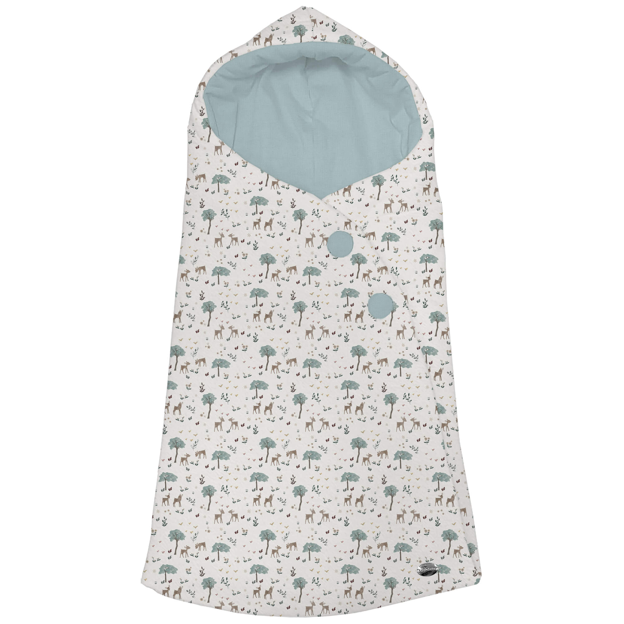 Saco capucha en tejido