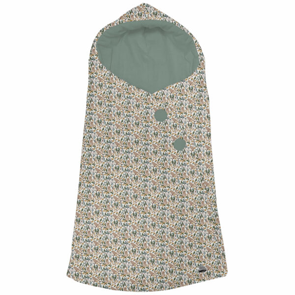 Saco capucha en tejido