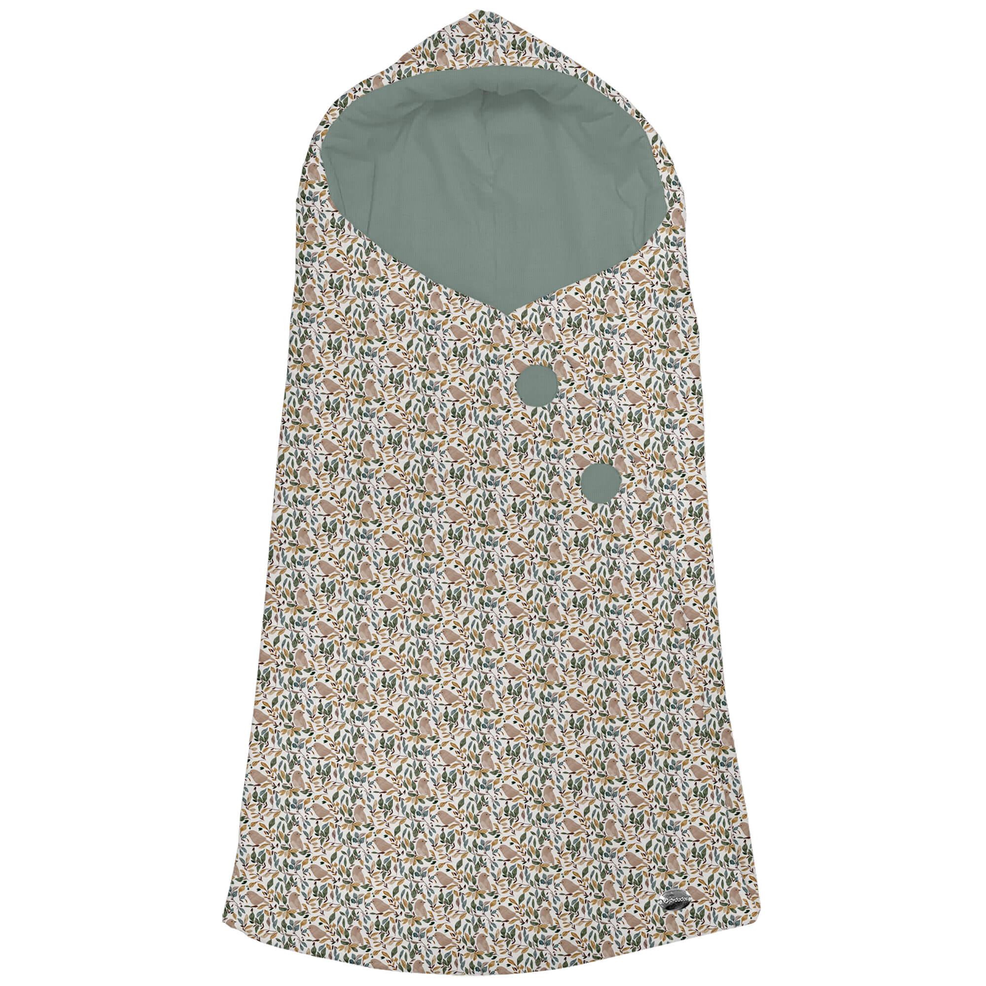 Saco capucha villela verde Daren Saco capucha en tejido